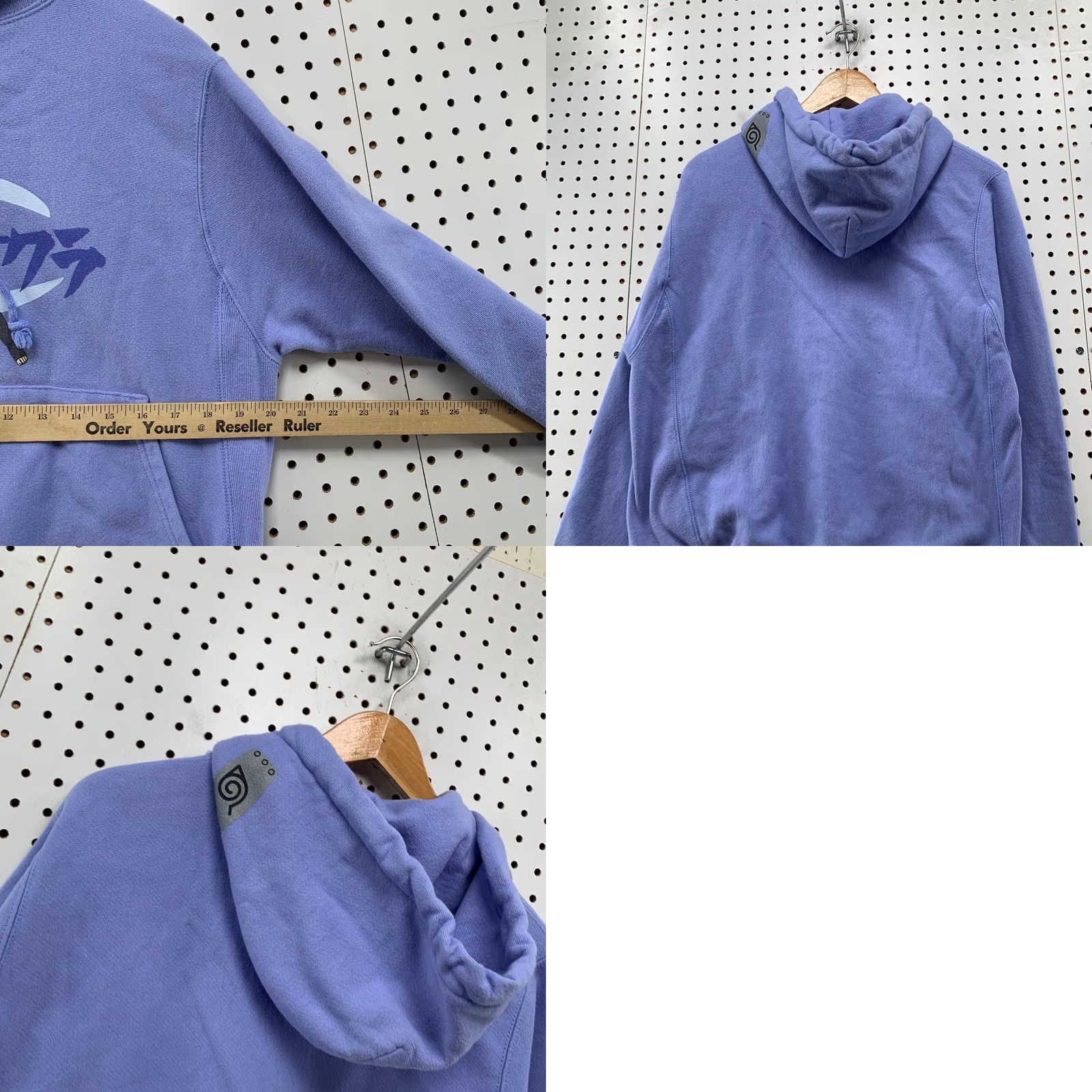 Champion Naruto Champion Hoodie Sweatshirt Mens Small Purple Anime Heavyweight Hooded Size US S / EU 44-46 / 1 - 9 Thumbnail