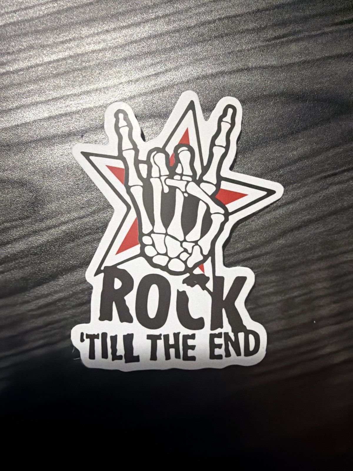 Hypebeast Rock ‘Till The End Sticker Size ONE SIZE - 1 Thumbnail