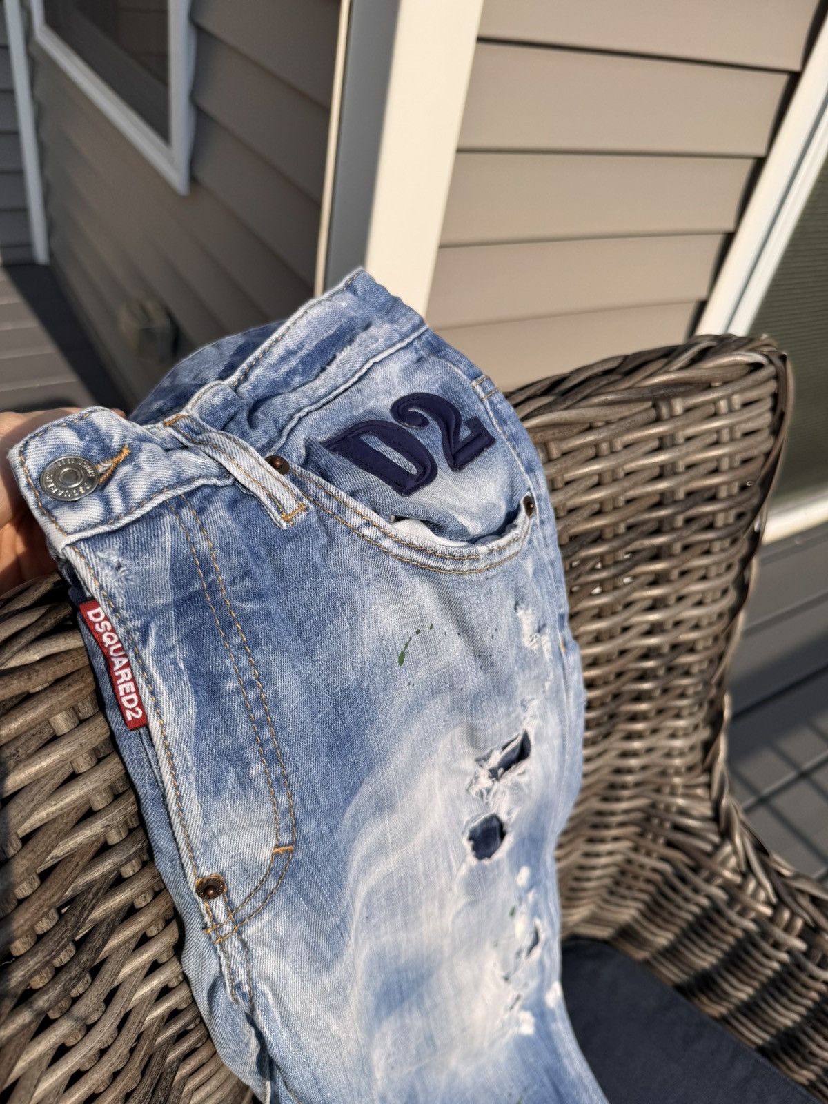 Dsquared2 dsquared2 denim distressed jeans Size US 28 / EU 44 - 6 Thumbnail