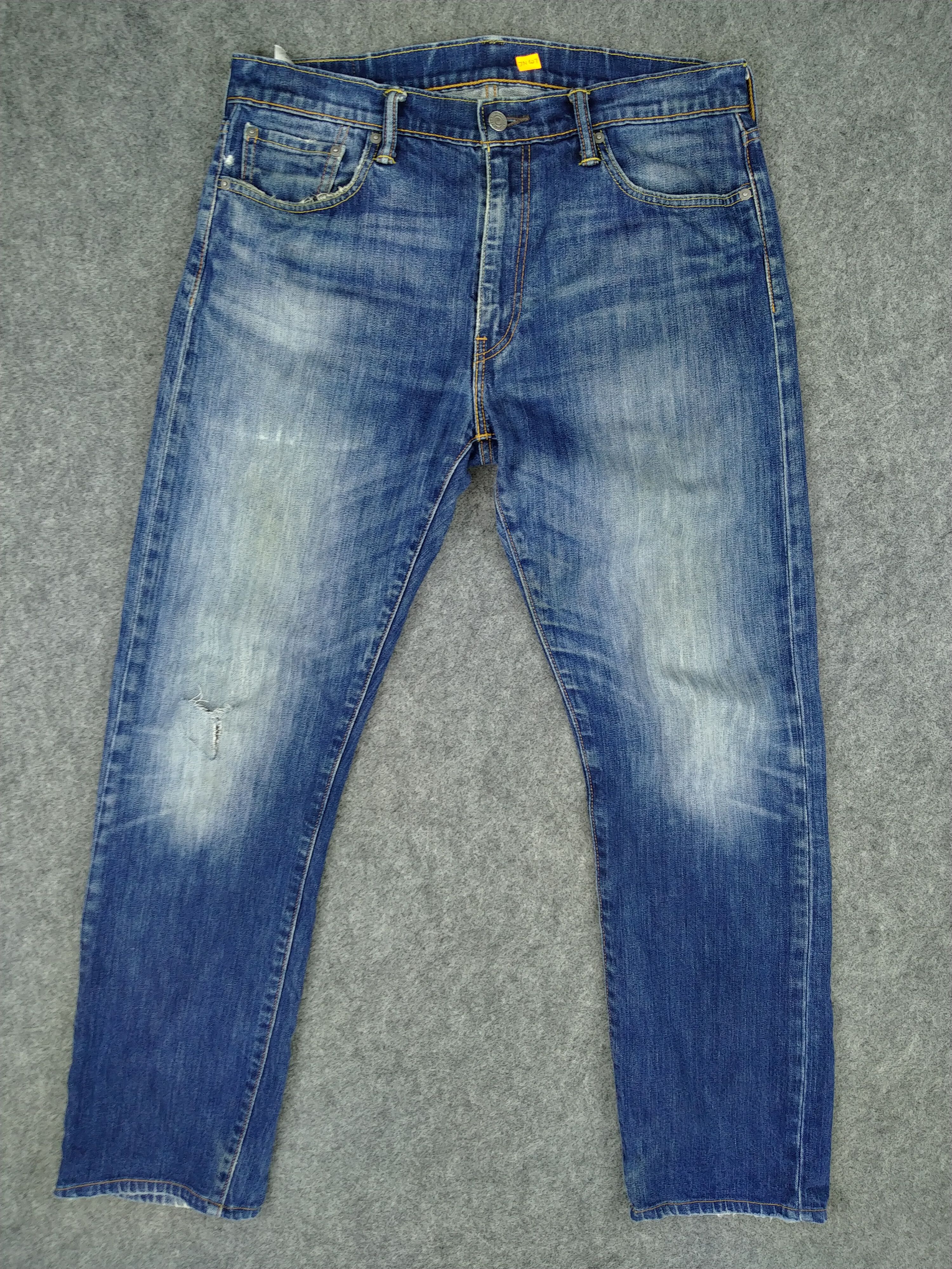 Levi's Levi's 513 Distressed Denim 34 x 31 -JN627 Size US 34 / EU 50 - 1 Thumbnail