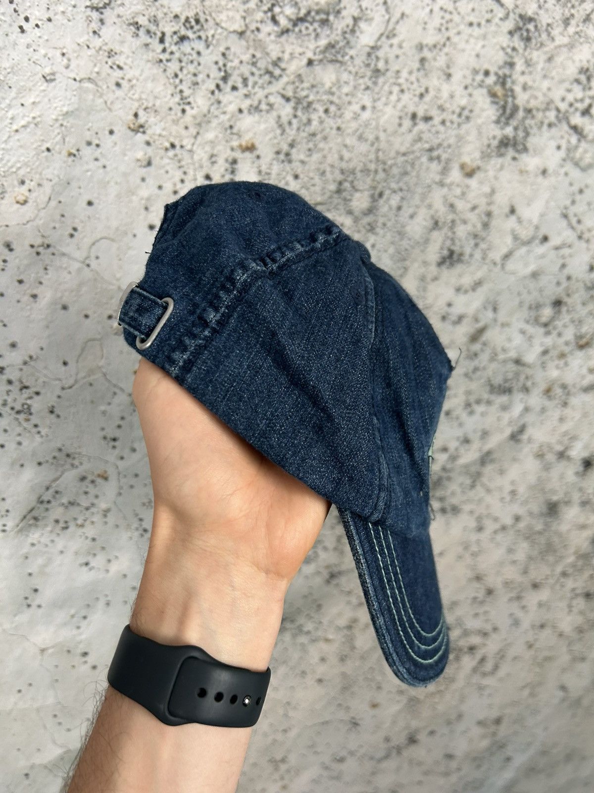 Diesel Vintage Diesel Hat Denim Streetwear Punk Grunge Avant Garde Size ONE SIZE - 3 Thumbnail