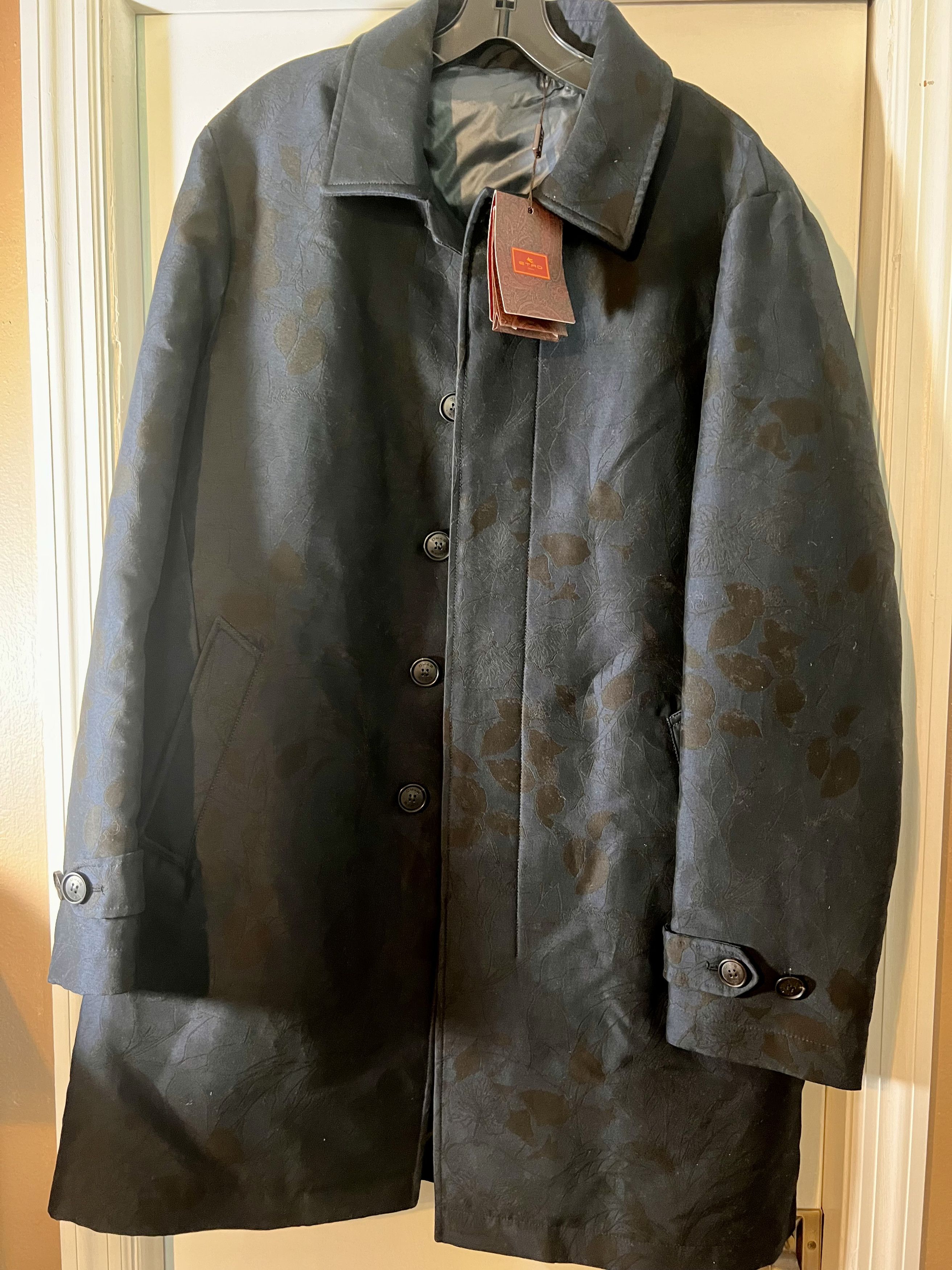 Etro Etro Thick Raincoat/Parka Size 50 Made in Italy Size US M / EU 48-50 / 2 - 2 Thumbnail