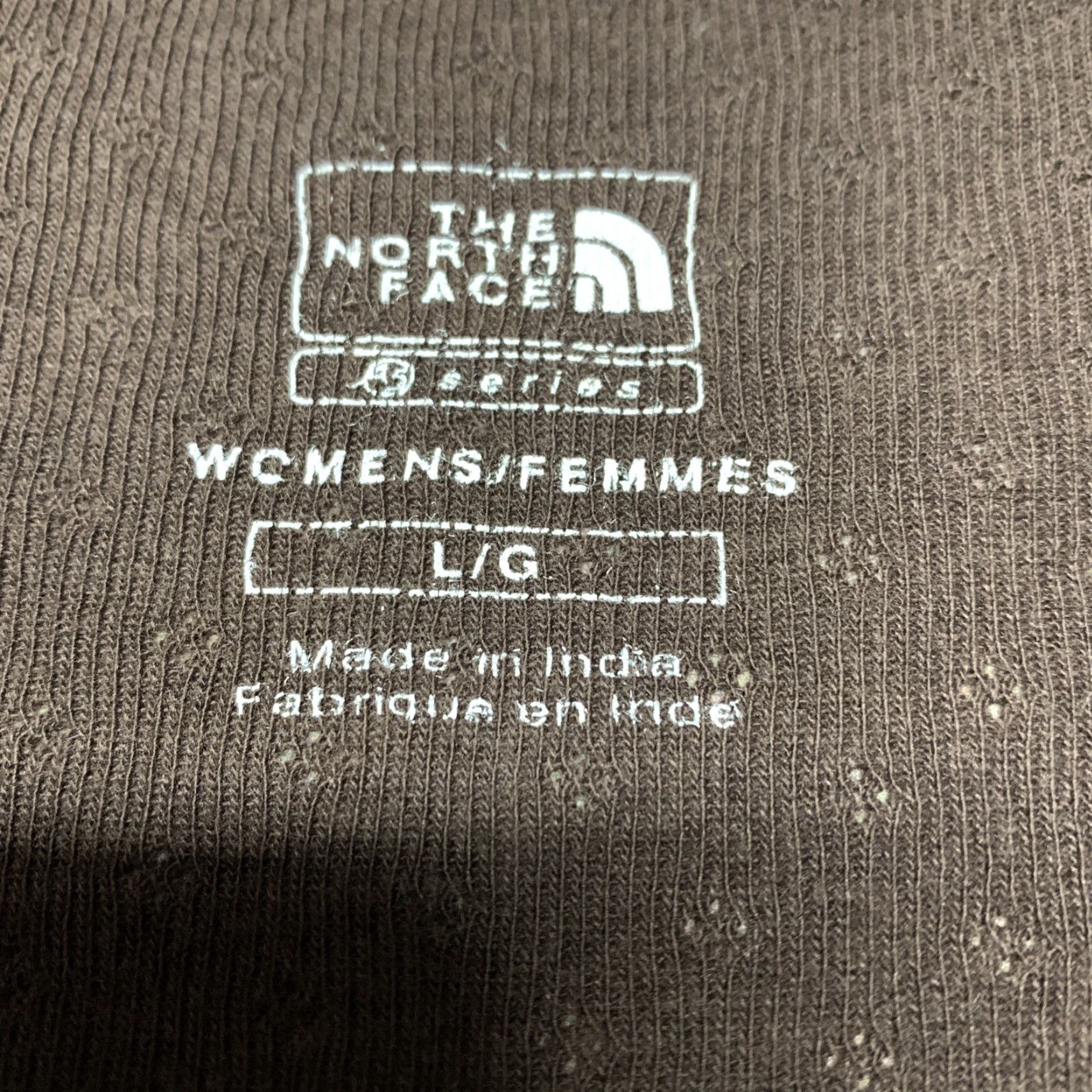The North Face The North Face Shirt Top Womens Large Brown Knitted V-Neck Long Sleeve Pullover Size L / US 10 / IT 46 - 3 Thumbnail