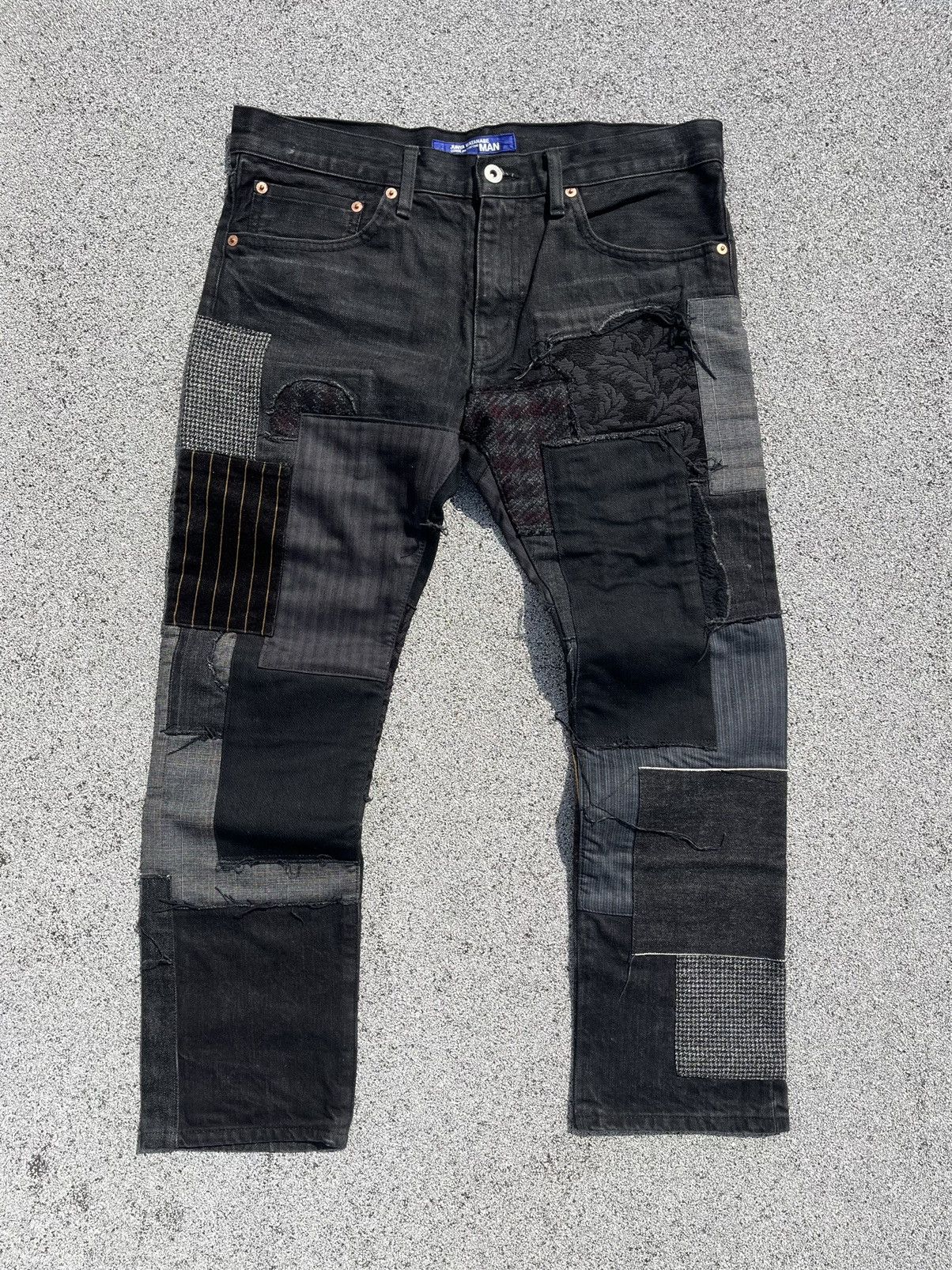 Junya Watanabe AW21 Junya Watanabe Comme des Garcons Patchwork Denim Size US 32 / EU 48 - 1 Thumbnail