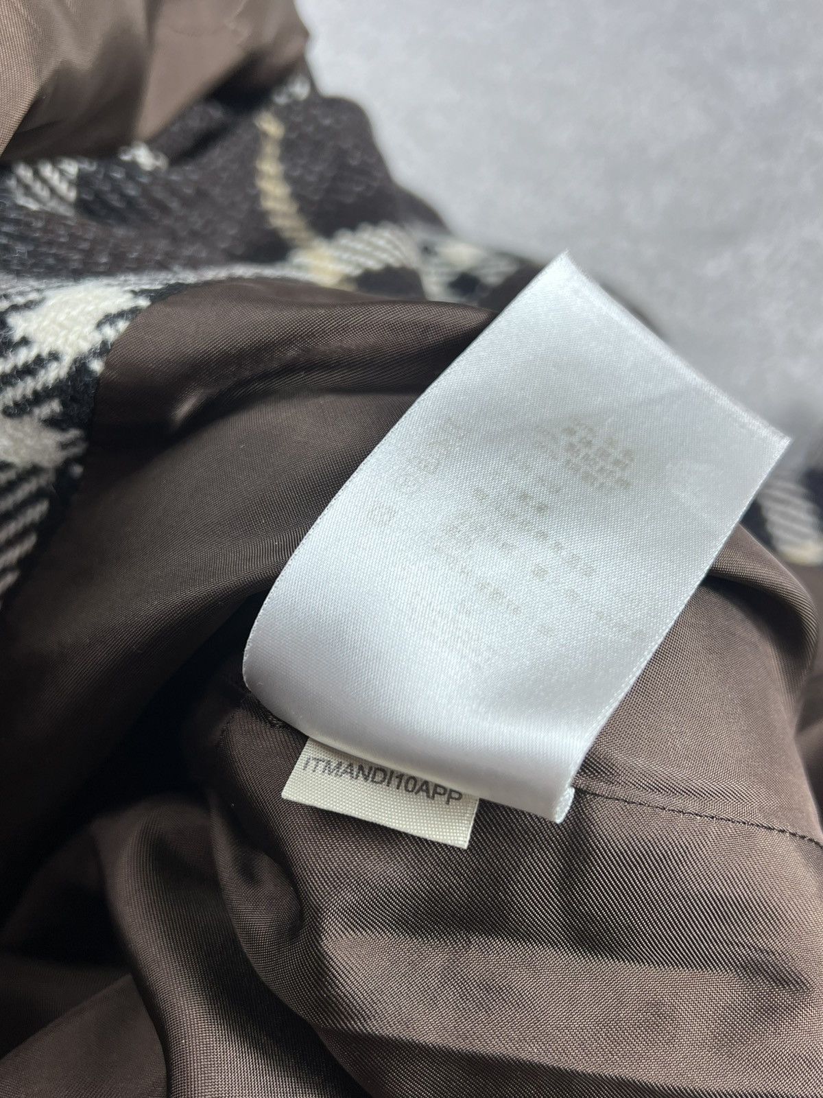 Burberry Burberry London Grey Check Wool Coat Size 44 Size M / US 6-8 / IT 42-44 - 12 Thumbnail