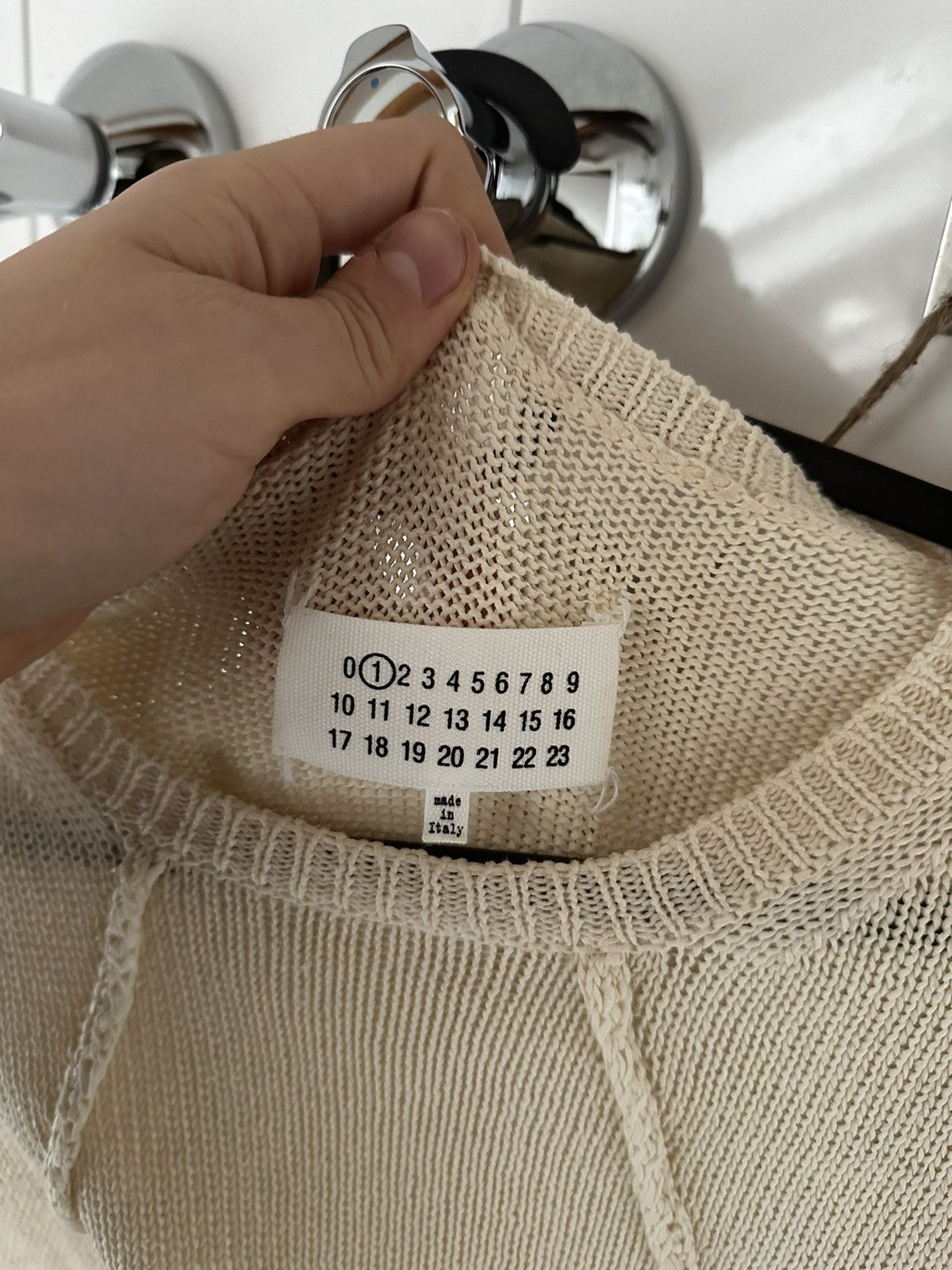 Japanese Brand × Maison Margiela Maison Margiela knit t shirt Size US S / EU 44-46 / 1 - 6 Thumbnail