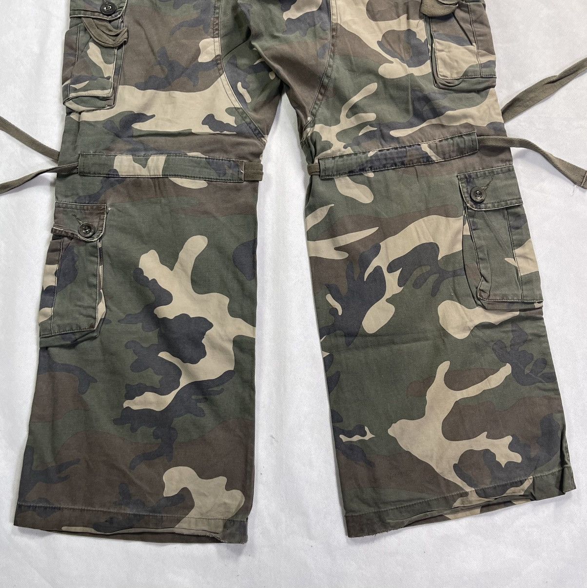 G-Star G-Star Camo Drawstring Knee Multipocket Cargo Flare Pant Size US 38 / EU 54 - 8 Thumbnail