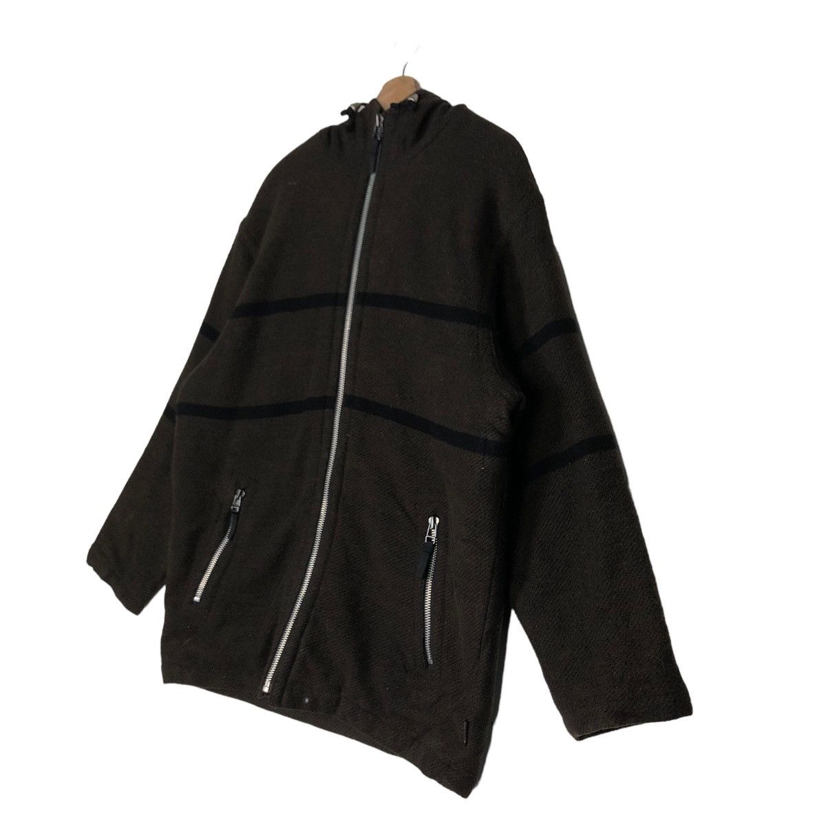 Japanese Brand 🔥Rich Brown Wool Herringbone Jacket Mavi Sons Issey Miyake Size US L / EU 52-54 / 3 - 2 Thumbnail
