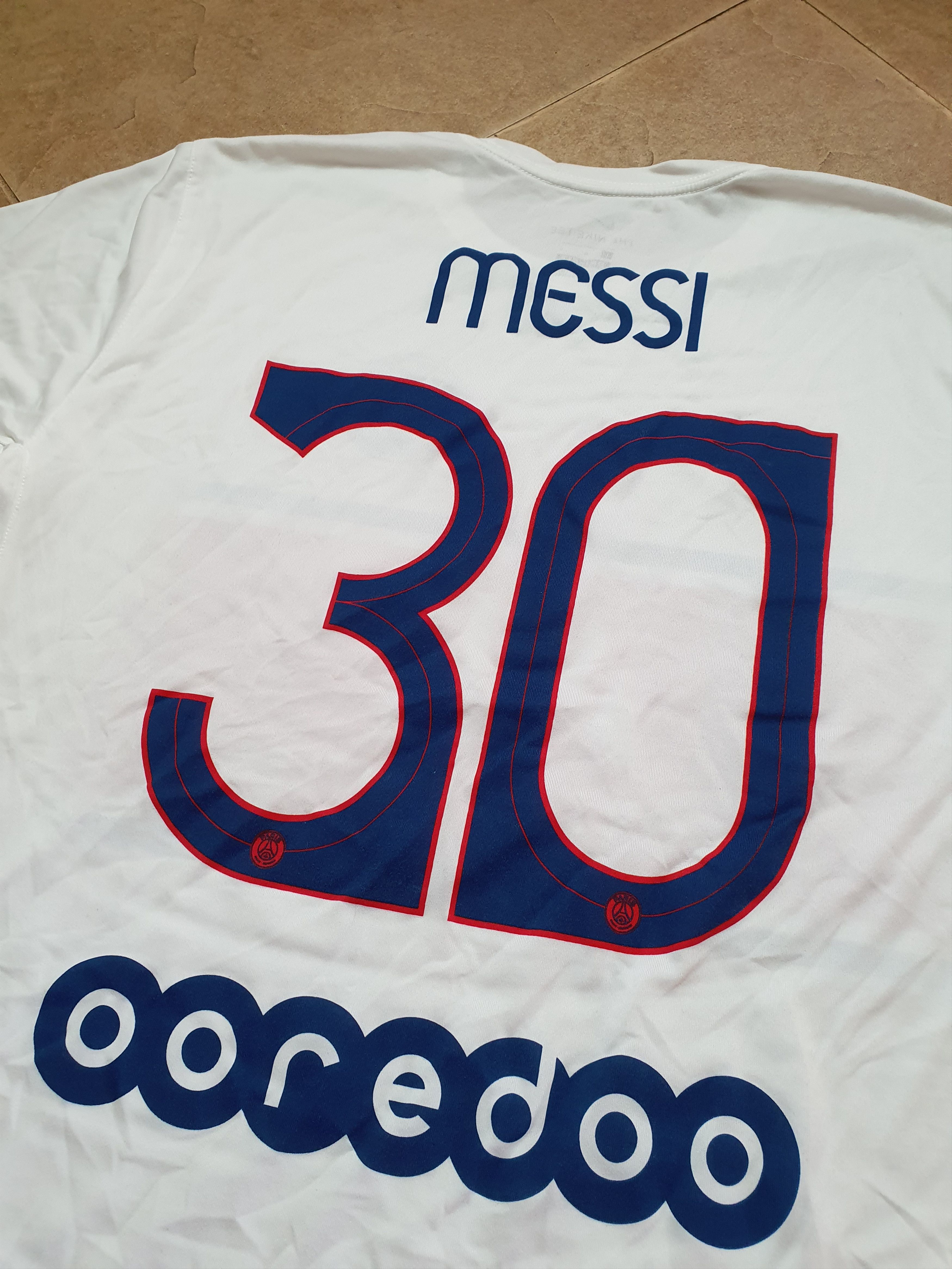 Nike T-shirt Nike Lionel Messi PSG 30 Size L Paris Saint Germain Size US L / EU 52-54 / 3 - 6 Thumbnail