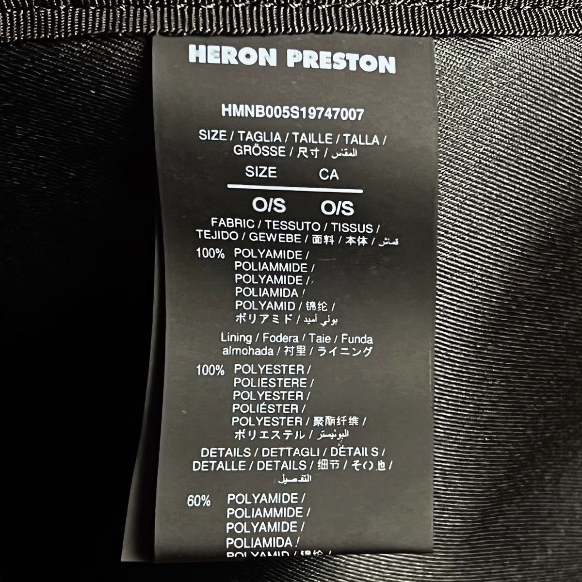 Heron Preston HERON PRESTON FANNY BACKPACK ~ СТИЛЬ ~ Size ONE SIZE - 5 Thumbnail