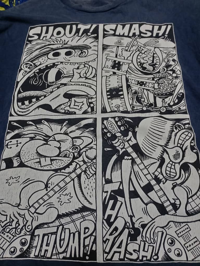 Band Tees × Stussy × Vintage Vintage faded Stussy x Peter Bagge Size US L / EU 52-54 / 3 - 7 Thumbnail