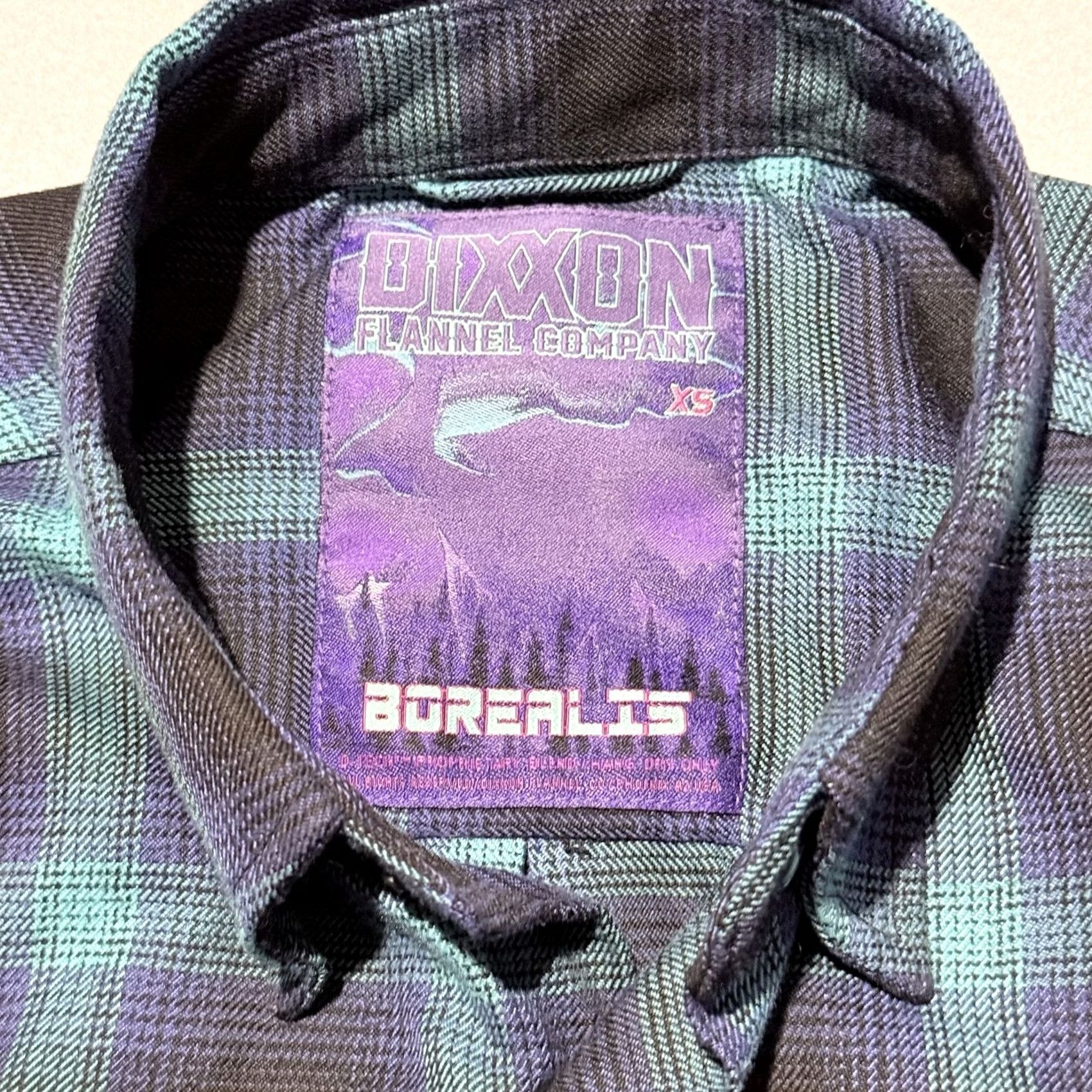 Vintage Dixxon Flannel Borealis Shirt Men Teal Blue Plaid Pearl Snap Long Sleeve XS Size US XS / EU 42 / 0 - 7 Thumbnail
