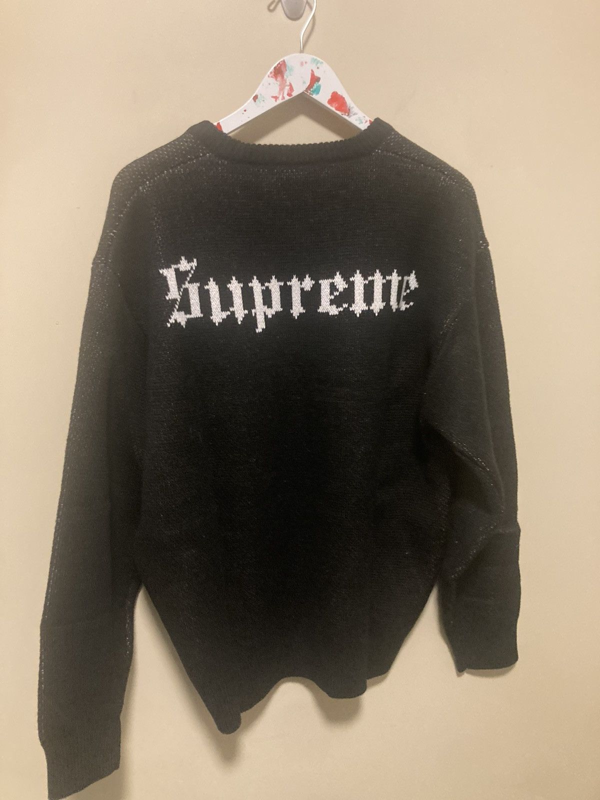 Supreme Supreme 2024FW x show white sweater black size M Size US M / EU 48-50 / 2 - 3 Thumbnail