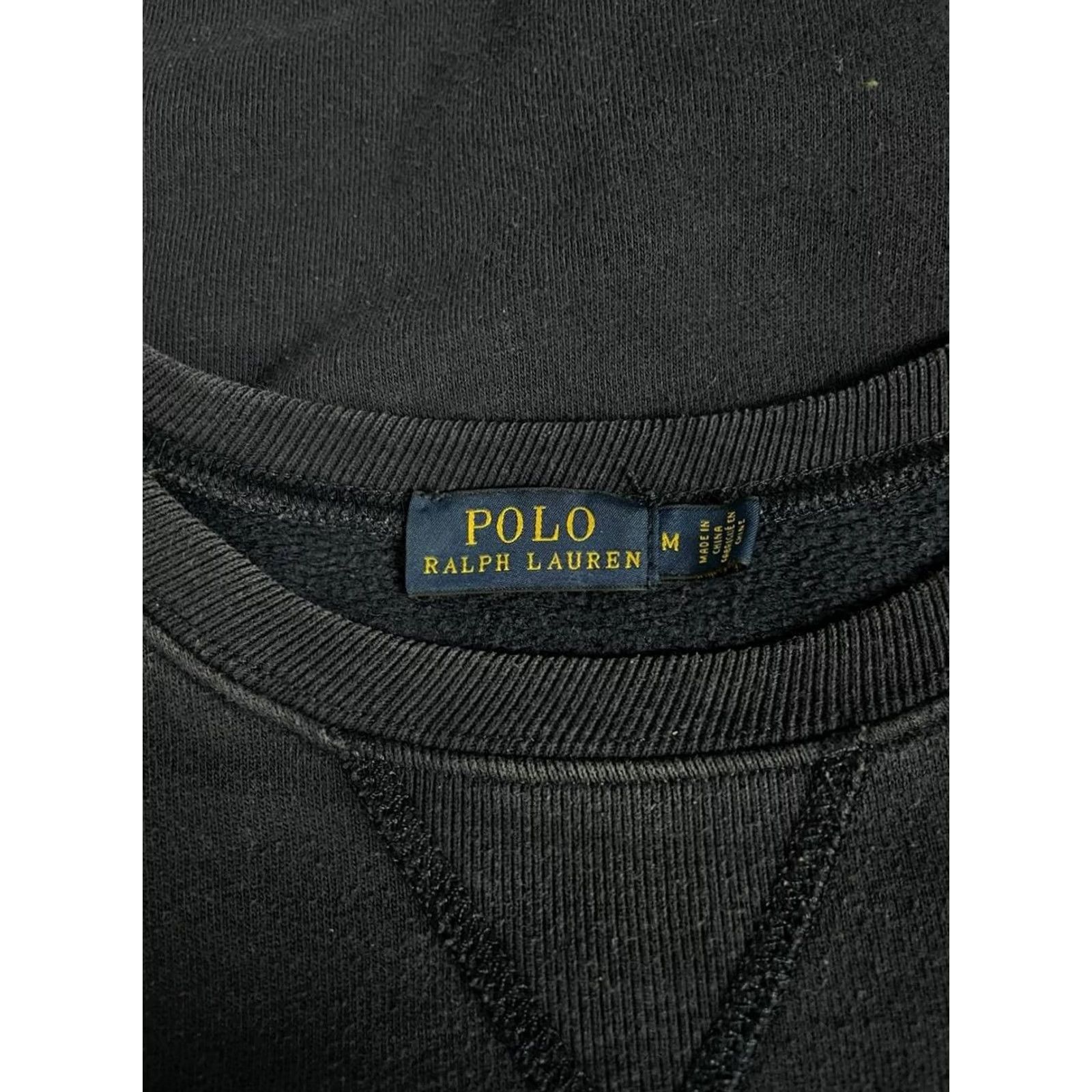 Polo Ralph Lauren Polo Ralph Lauren Womens Sweatshirt Size M Navy Cotton Crew Neck Long Sleeve Size M / US 6-8 / IT 42-44 - 3 Thumbnail