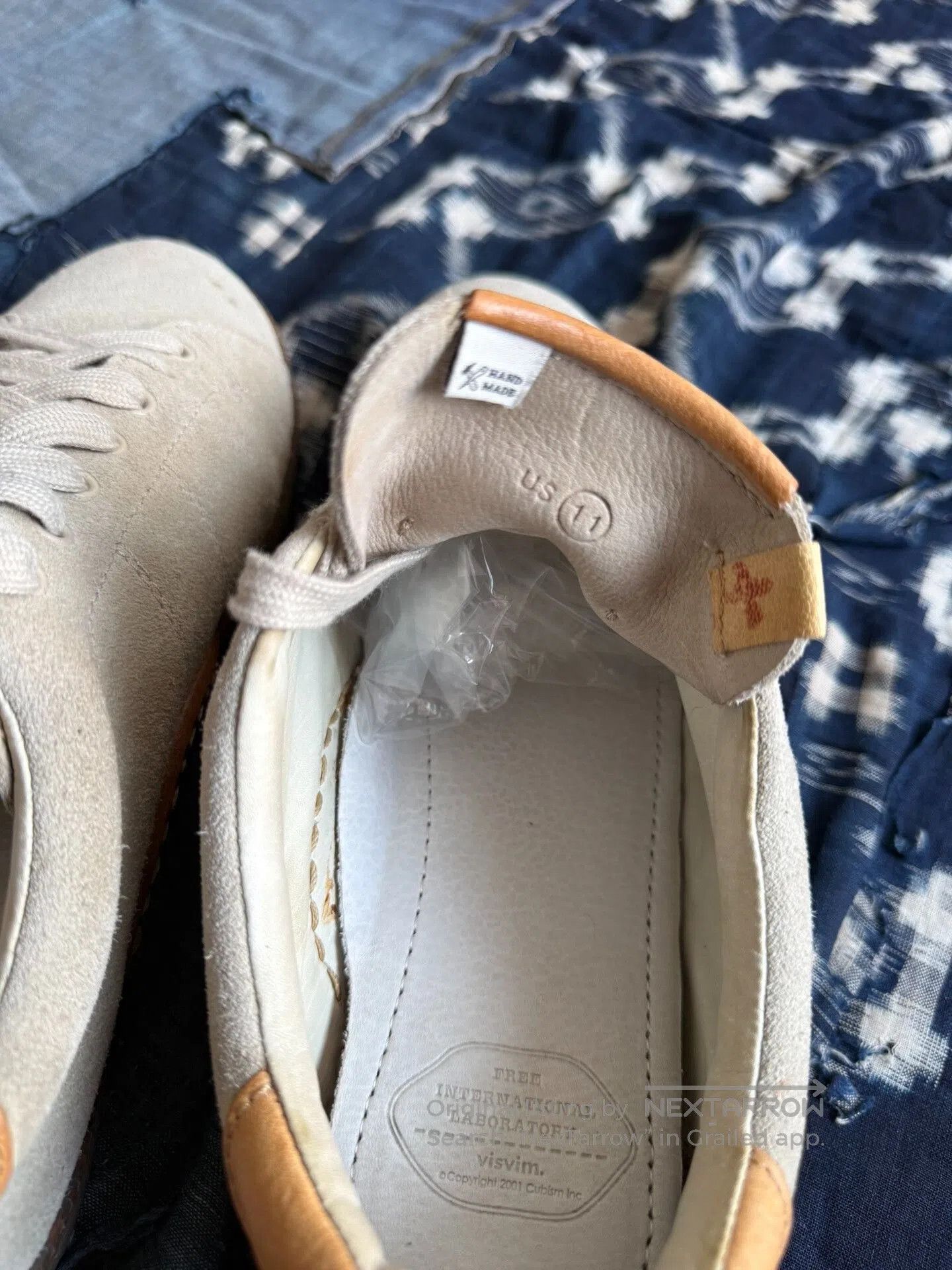 Visvim visvim foley folk sneakers in orange. Size US 11 / EU 44 - 7 Thumbnail
