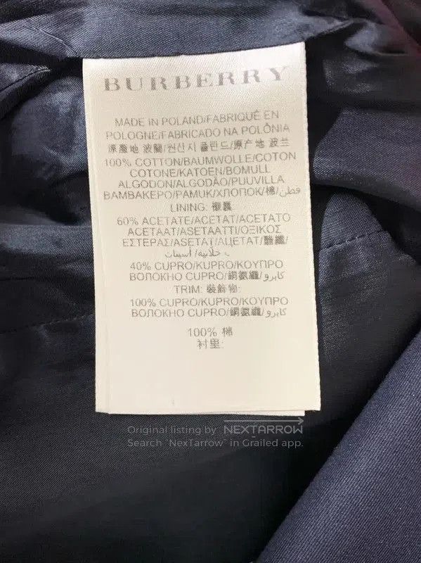 Burberry Burberry Women's XS Black Cotton Trench Coat. Size XS / US 0-2 / IT 36-38 - 7 Thumbnail