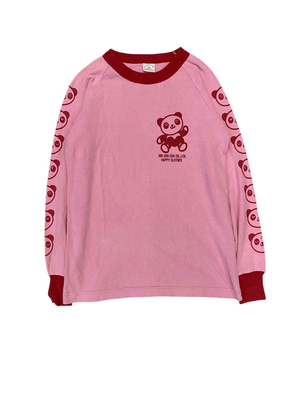 Super Lovers 1990s Mu Cha Cha Japan Bear shirt LS Size S / US 4 / IT 40 - 1 Thumbnail