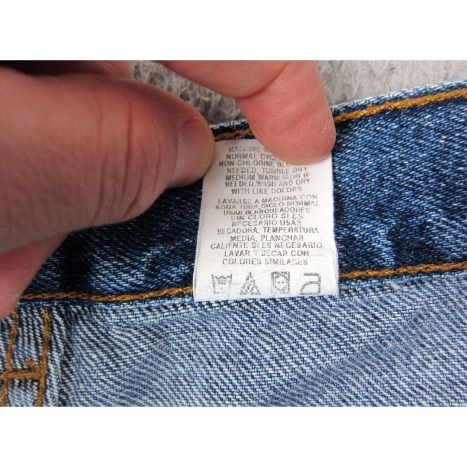Denime VINTAGE Backroad Shorts Mens 34 Blue Denim 90s Jeans Jorts Baggy Work Size US 34 / EU 50 - 6 Thumbnail