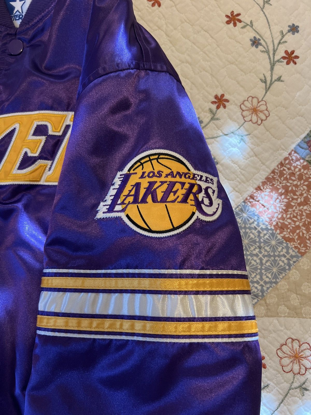 NBA × Starter LAKERS STARTER JACKET Size US L / EU 52-54 / 3 - 4 Thumbnail