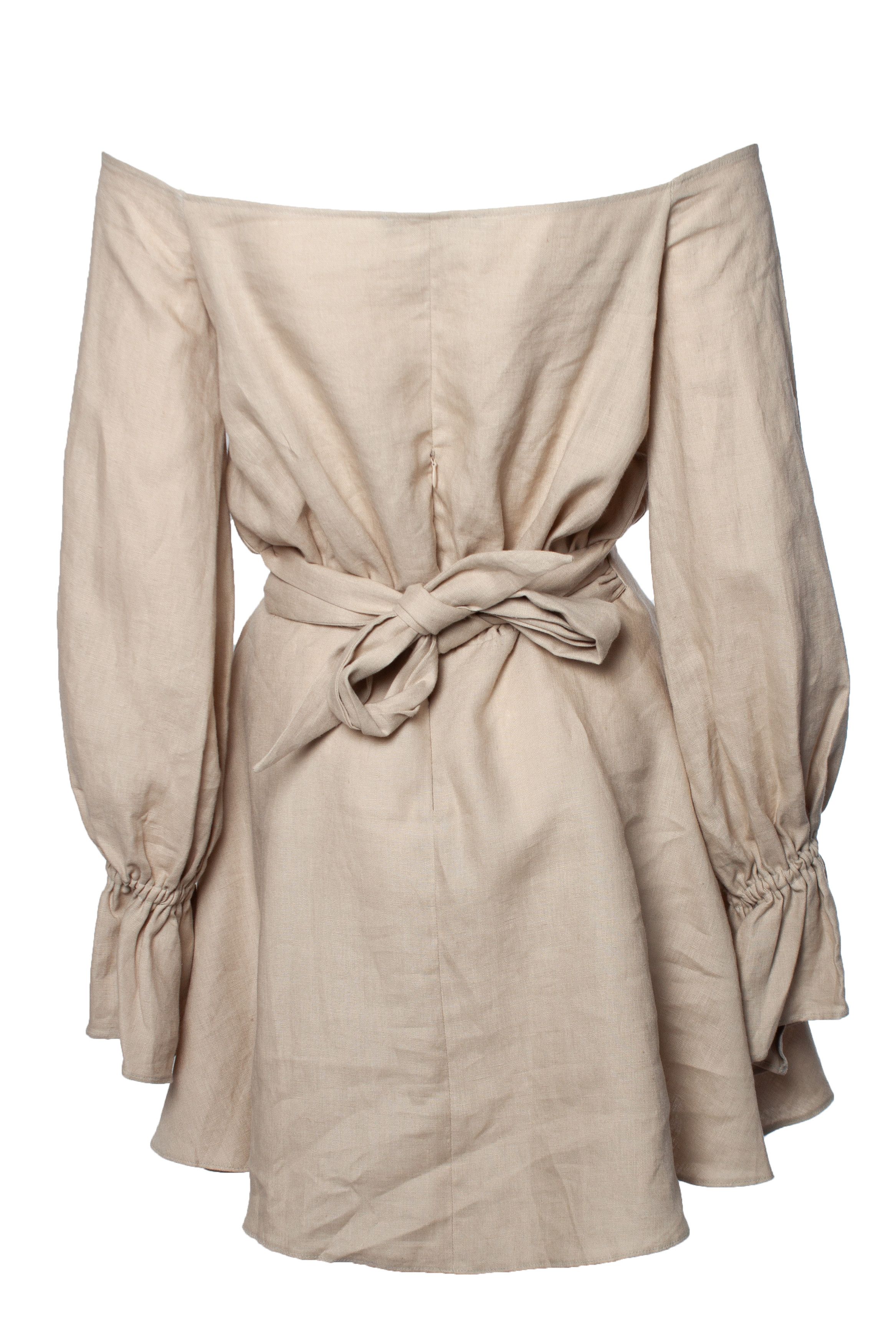 Other Selma Cilek, Beige linen dress Size S / US 4 / IT 40 - 3 Thumbnail