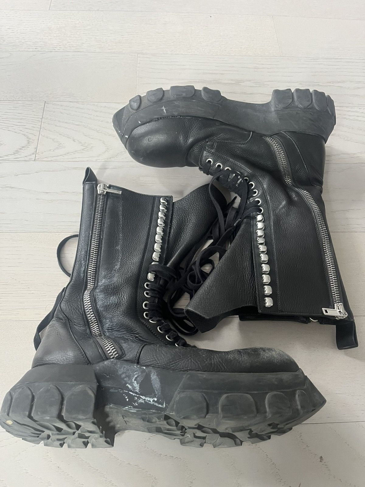 Rick Owens Rick Owens Biker Tractor Sole Size US 9 / EU 42 - 4 Thumbnail