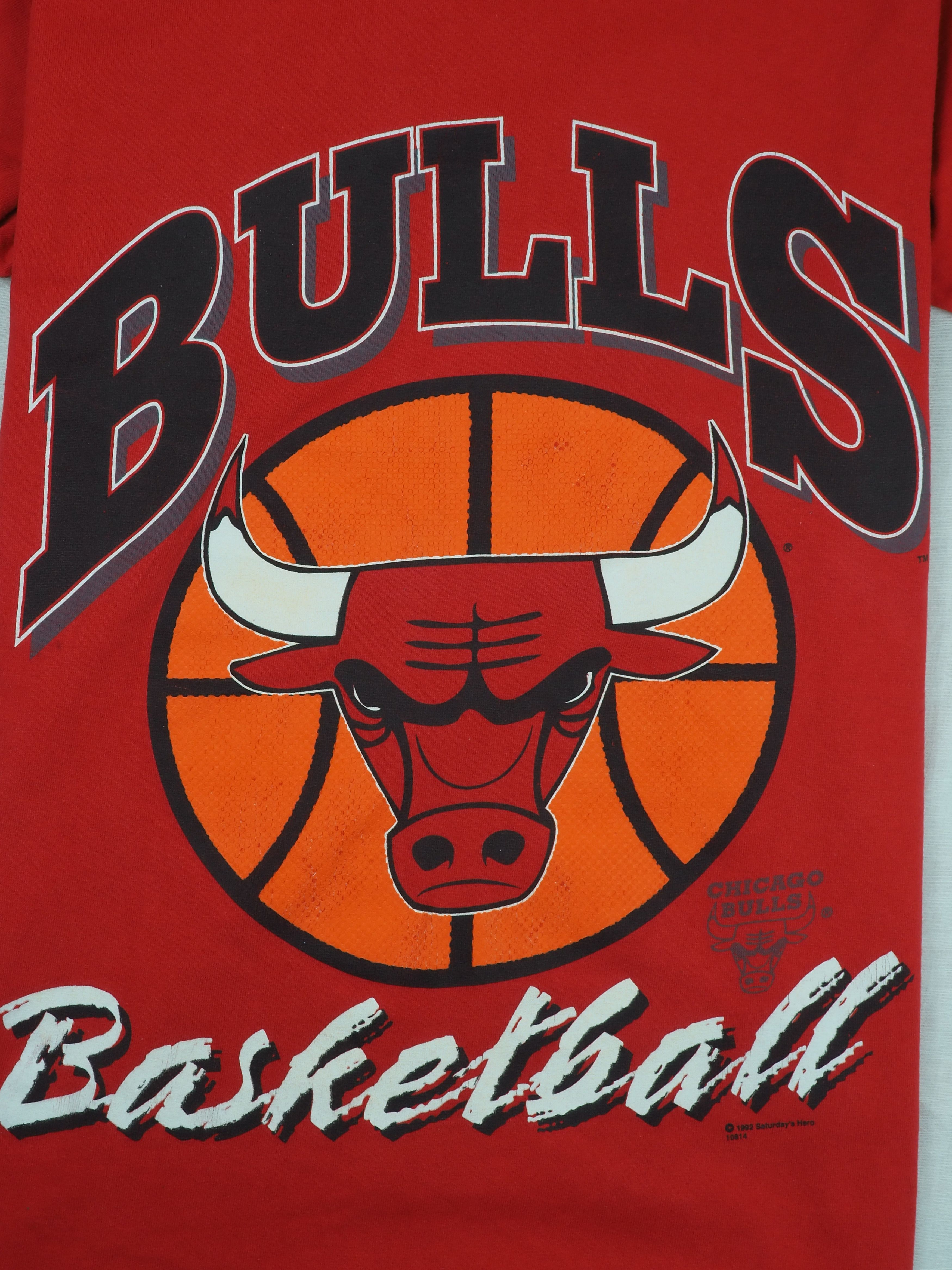 NBA Chicago Bulls Basketball T-Shirt Vintage NBA 1992 Cotton USA Size US L / EU 52-54 / 3 - 2 Thumbnail
