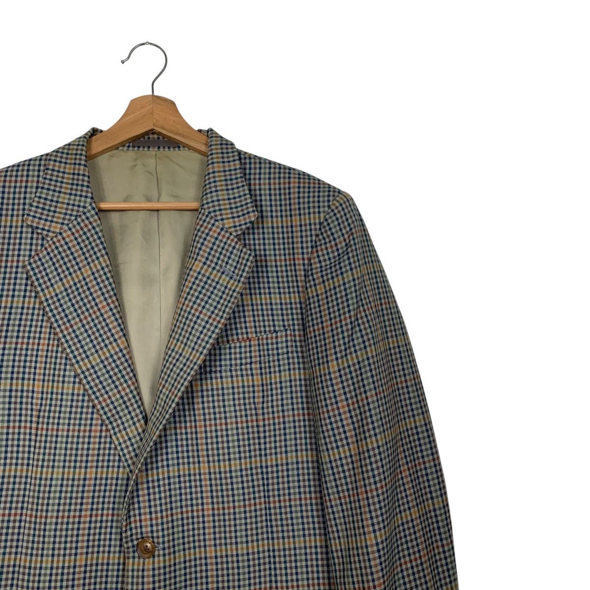 Burberry Vintage 90's BURBERRYS Checked Suit Jacket Blazer #2730-C123 Size US M / EU 48-50 / 2 - 4 Thumbnail