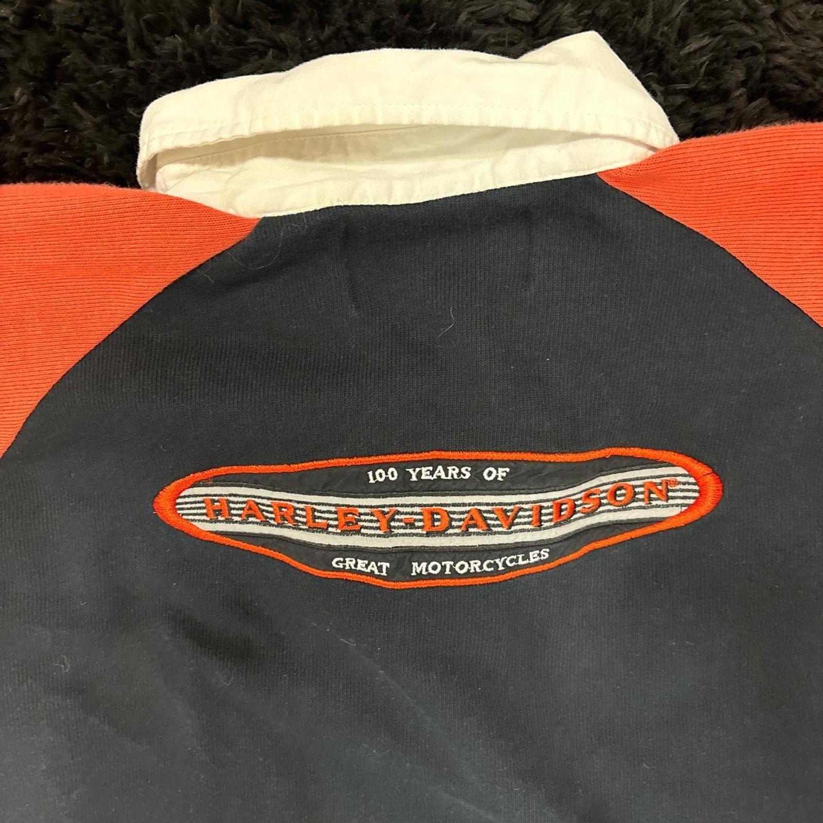 Harley Davidson Vintage Harley davidson longsleeve polo Size US XXL / EU 58 / 5 - 5 Thumbnail