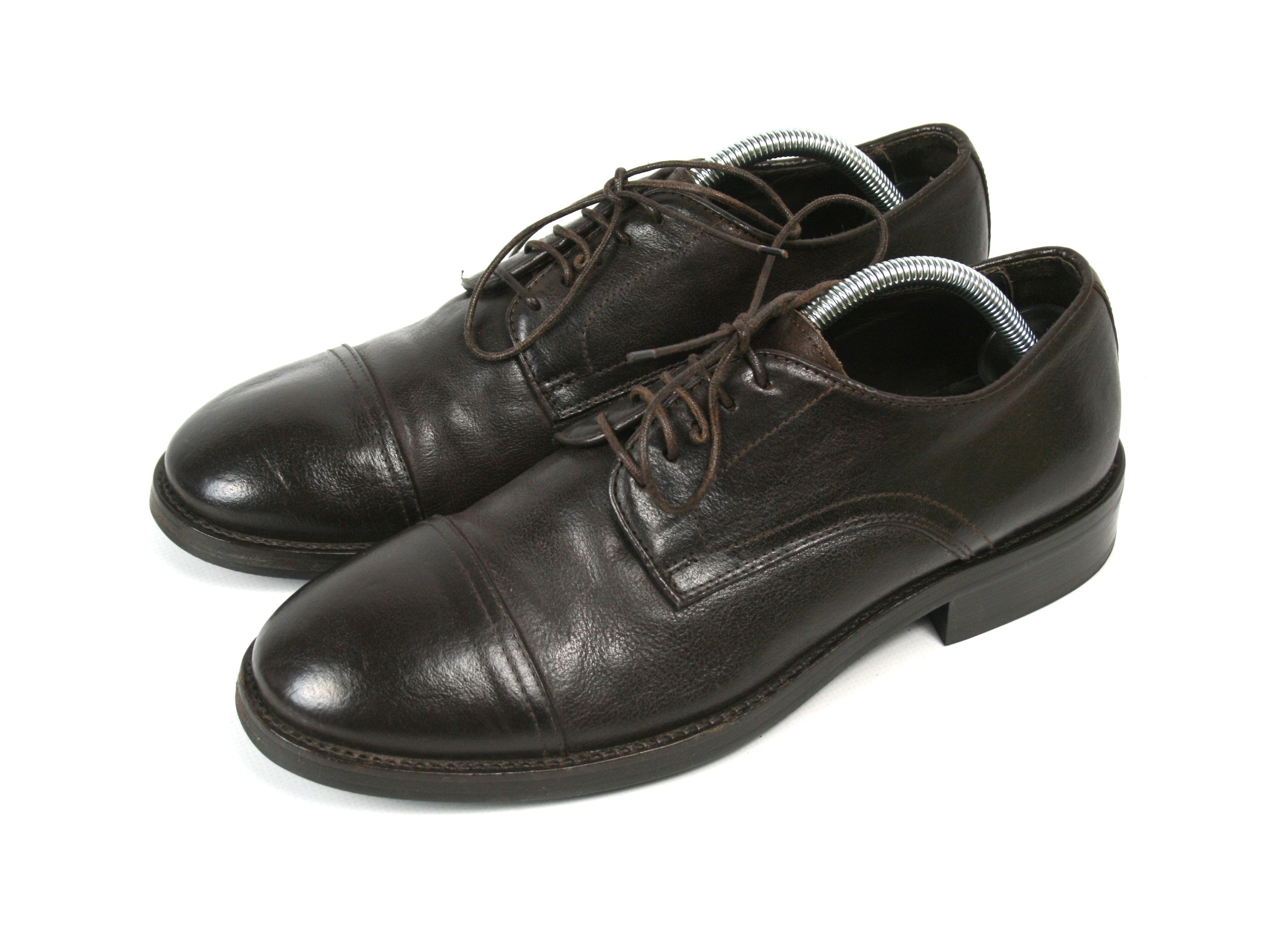 Shoto Avant-Garde Leather Derby Hand Made In Italy Size US 9.5 / EU 42-43 - 2 Thumbnail