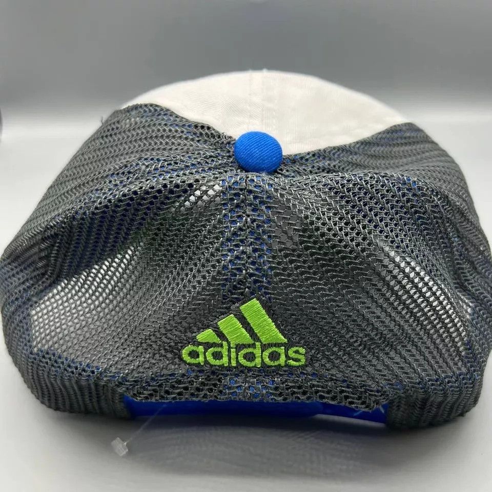Adidas Atlanta Hawks Trucker Hat Men White Adidas Snap Back Cap Size ONE SIZE - 6 Thumbnail