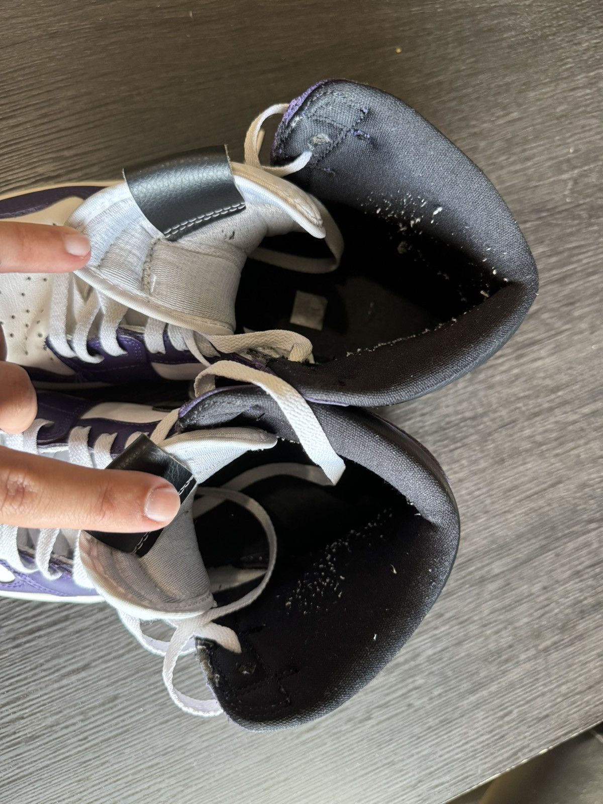 Jordan Brand × Nike Jordan 1 Court Purple Size US 11 / EU 44 - 6 Thumbnail