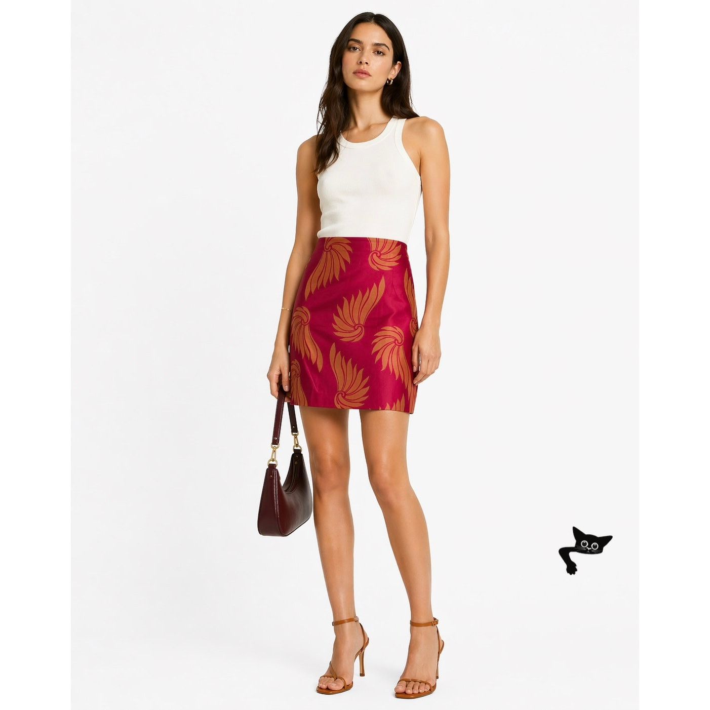 Dries Van Noten Dries Van Noten Fuchsia Peach Shell Silk Skirt US 12 Size 34" / US 12 / IT 48 - 4 Thumbnail