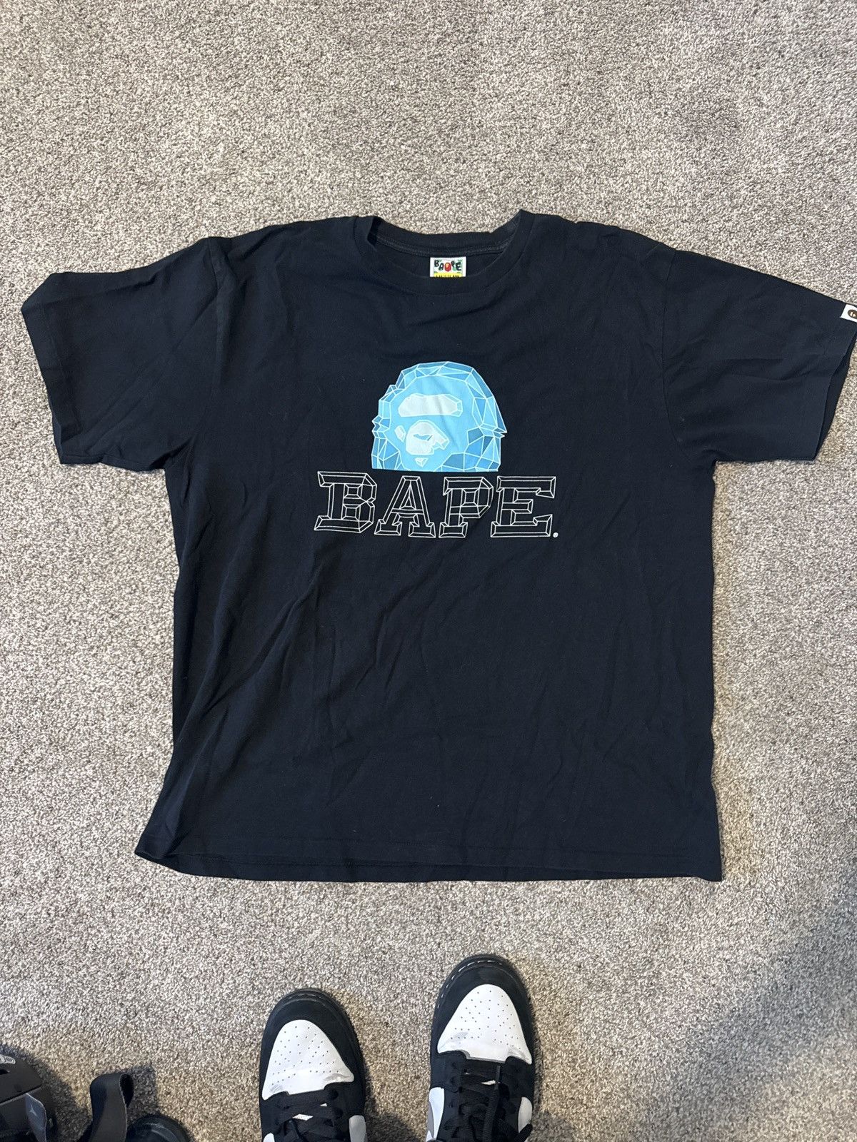 Geometric Ape Head Graphic Tee