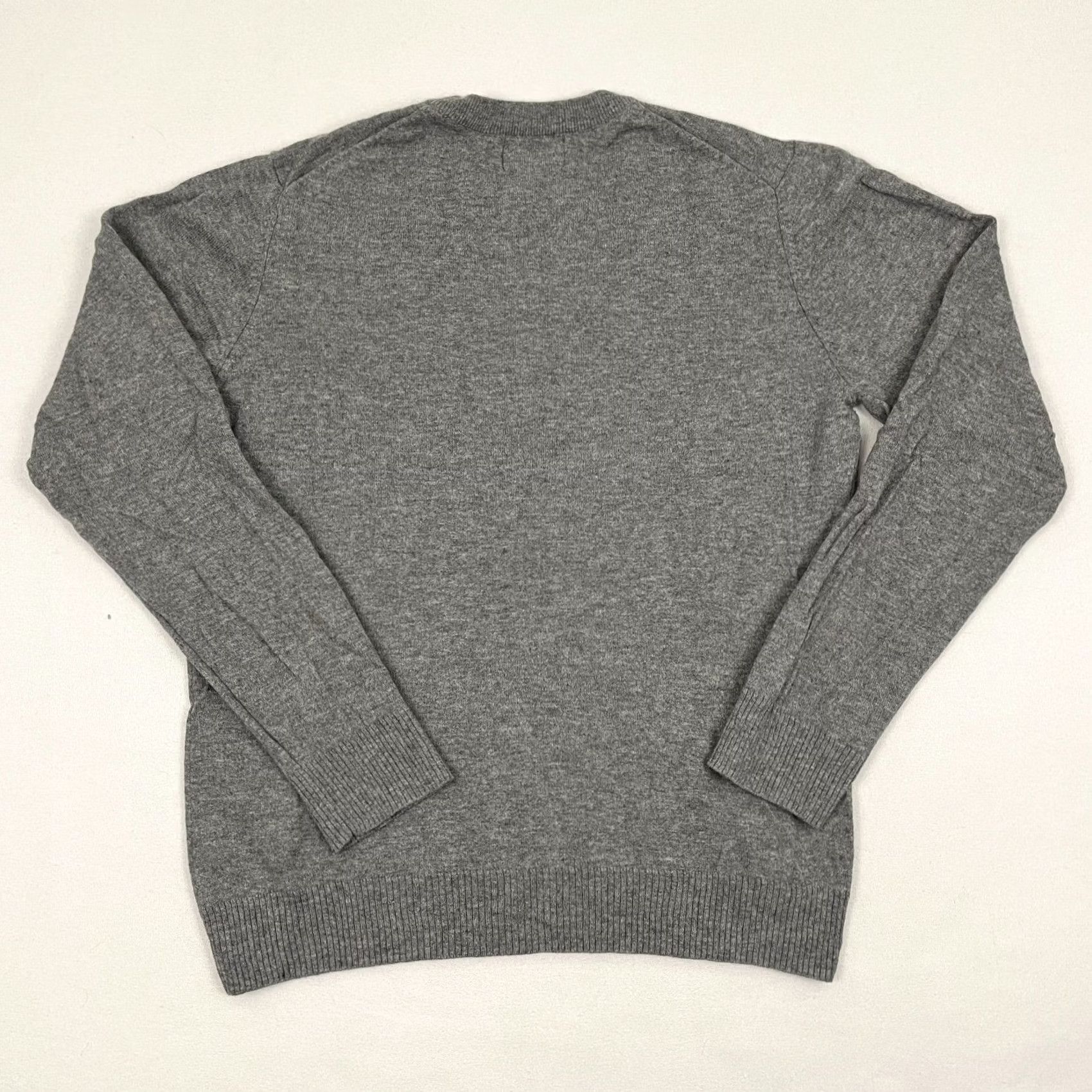 Lucky Brand VINTAGE Lucky Brand Y2K Knitwear Sweater Unisex Adults M Gray Wool Skull Print Crew Neck Pullover Knit Size US M / EU 48-50 / 2 - 7 Thumbnail
