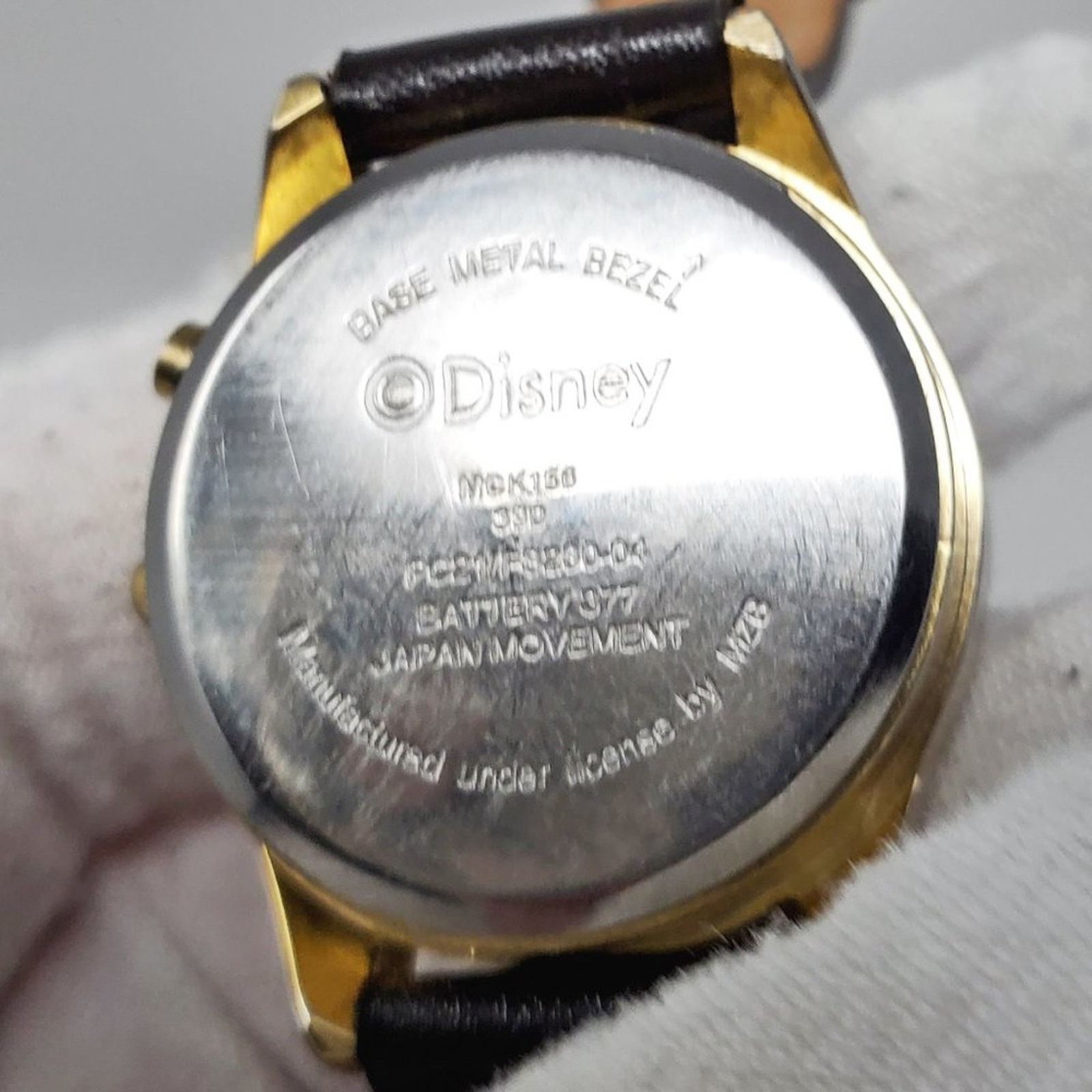 Disney X Sekio Mickey Mouse Musical Gold Watch RARE H2F