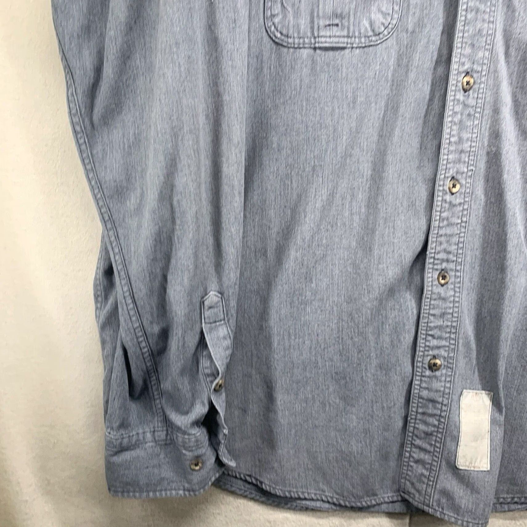 Vintage VINTAGE Tyndale Men’s Cotton Blend Button Down Shirt 3XL Construction Firefighter Gray Spots Wear Size US XXL / EU 58 / 5 - 4 Thumbnail