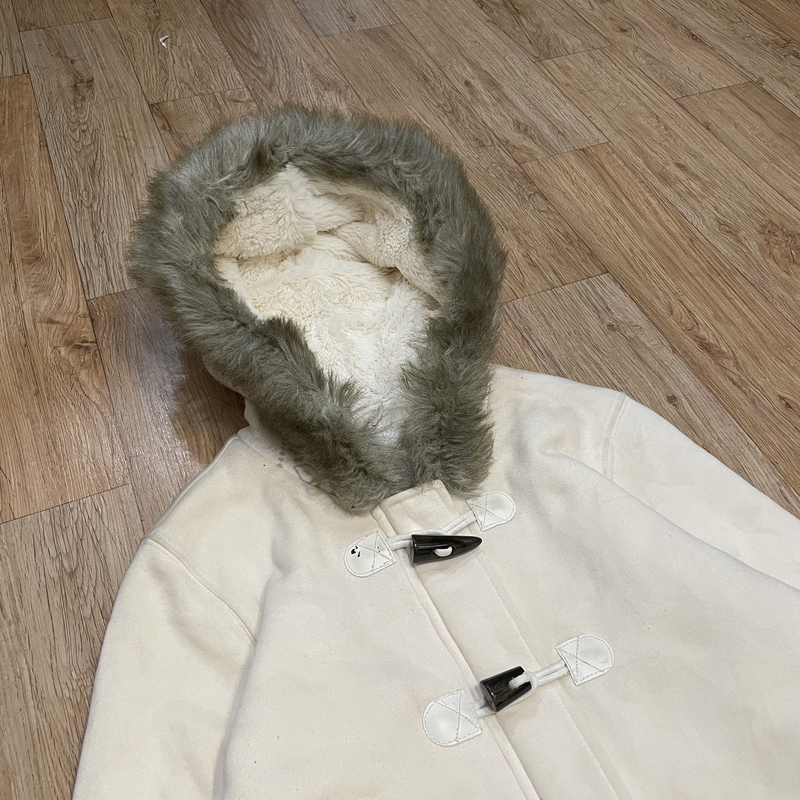 Aeropostale 2000's Y2K Aeropostale Foux Fur Hoodie Jacket Size US L / EU 52-54 / 3 - 2 Thumbnail