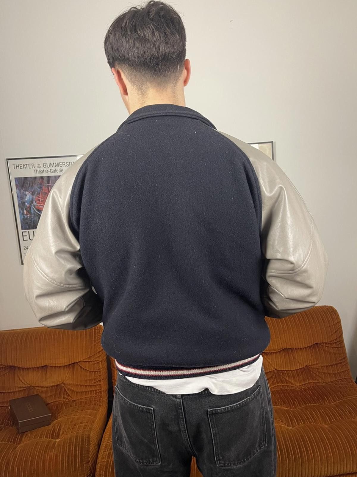 Other Vintage - Black and Grey Varsity Size US M / EU 48-50 / 2 - 4 Thumbnail