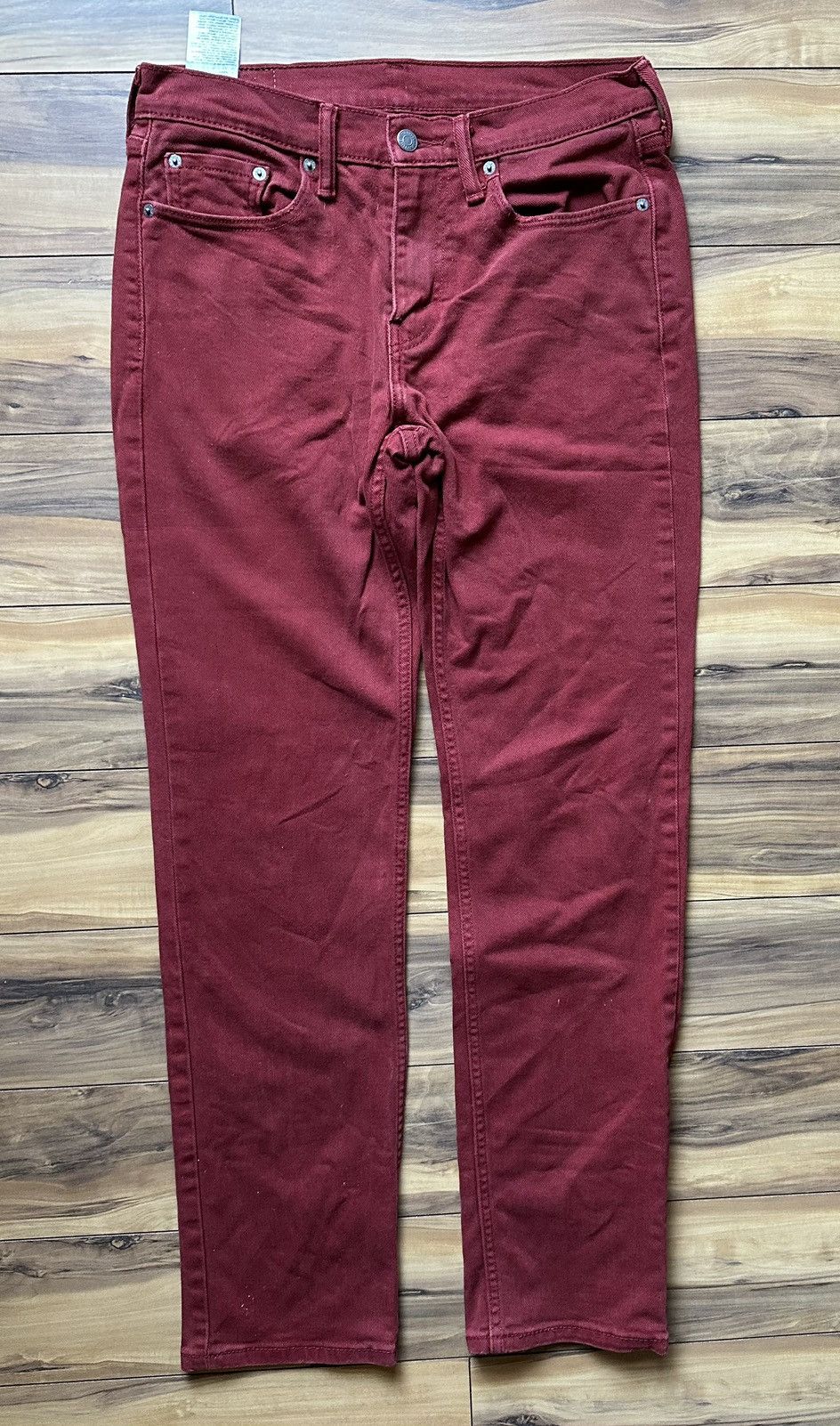 Levi's Burgundy 514 Levi's Denim Jeans Size US 30 / EU 46 - 1 Thumbnail