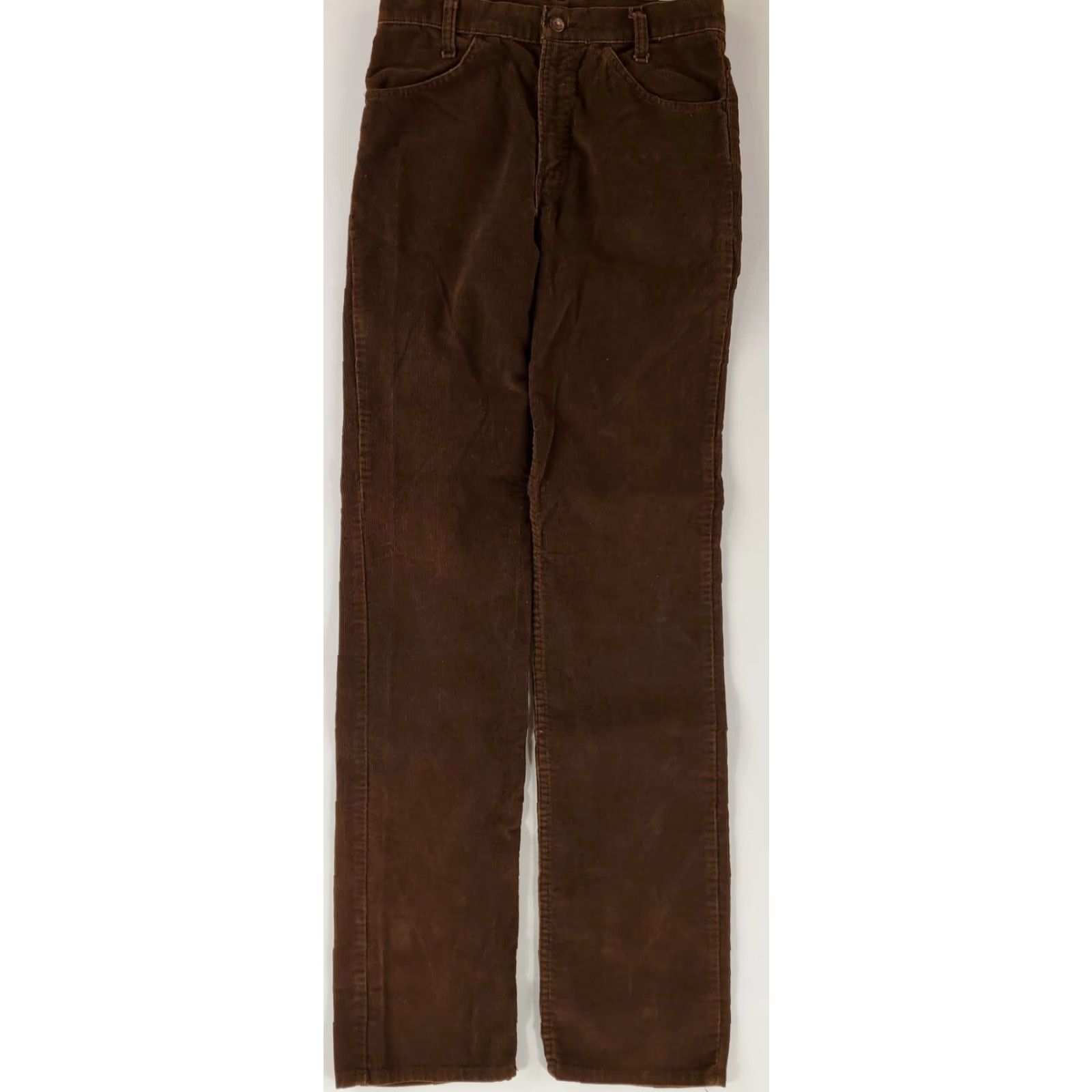 Levi's VINTAGE Levi's Pants Corduroy 80s Brown Student Fit Mens 29x35 Actual 30x36 Regular Mens Brown Corduroy Casual Pants Size US 29 - 2 Thumbnail
