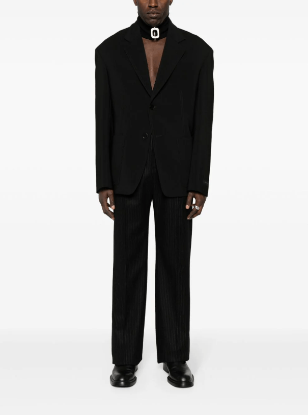 Lanvin BNWT AW23 LANVIN SHOULDER PADS SINGLE BREASTED JACKET 50 Size US M / EU 48-50 / 2 - 14 Thumbnail