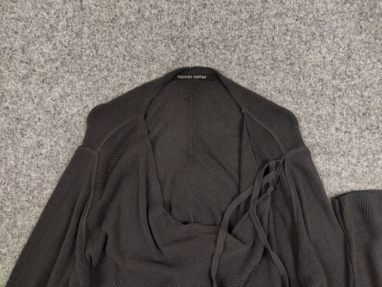 hannes roether Hannes Roether Design Gray Light Long sleeve Wrap Cardigan Size M / US 6-8 / IT 42-44 - 9 Thumbnail