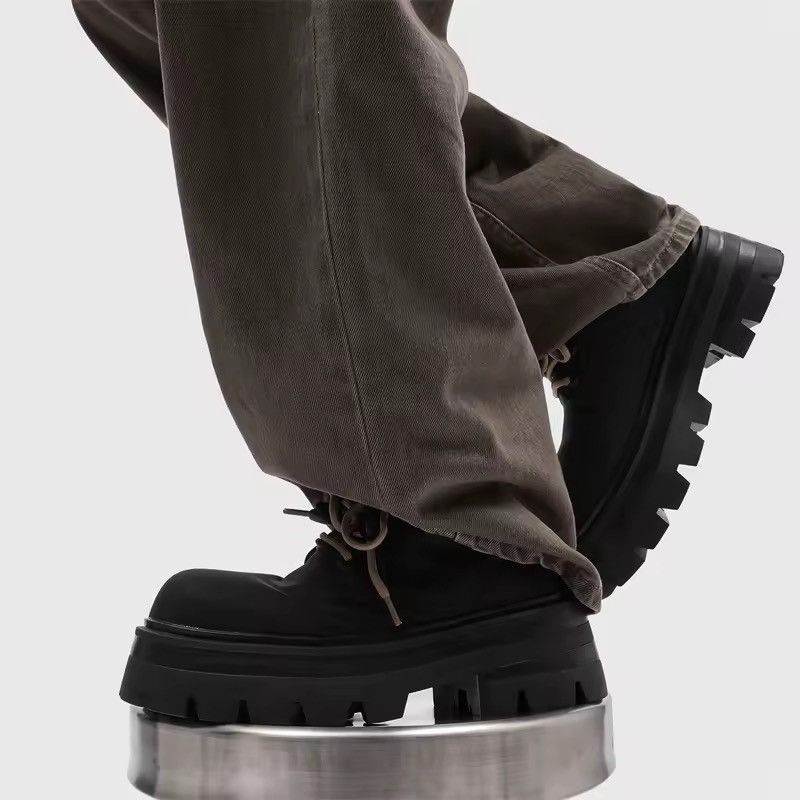 Japanese Brand Black Combat Boots Size US 8 / EU 41 - 2 Thumbnail