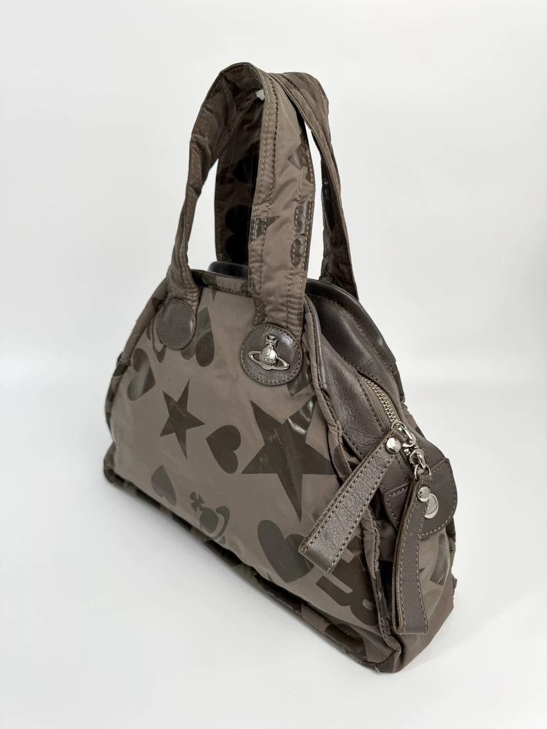 Vivienne Westwood Vivienne Westwood Brown star love bowling bag Size ONE SIZE - 3 Thumbnail