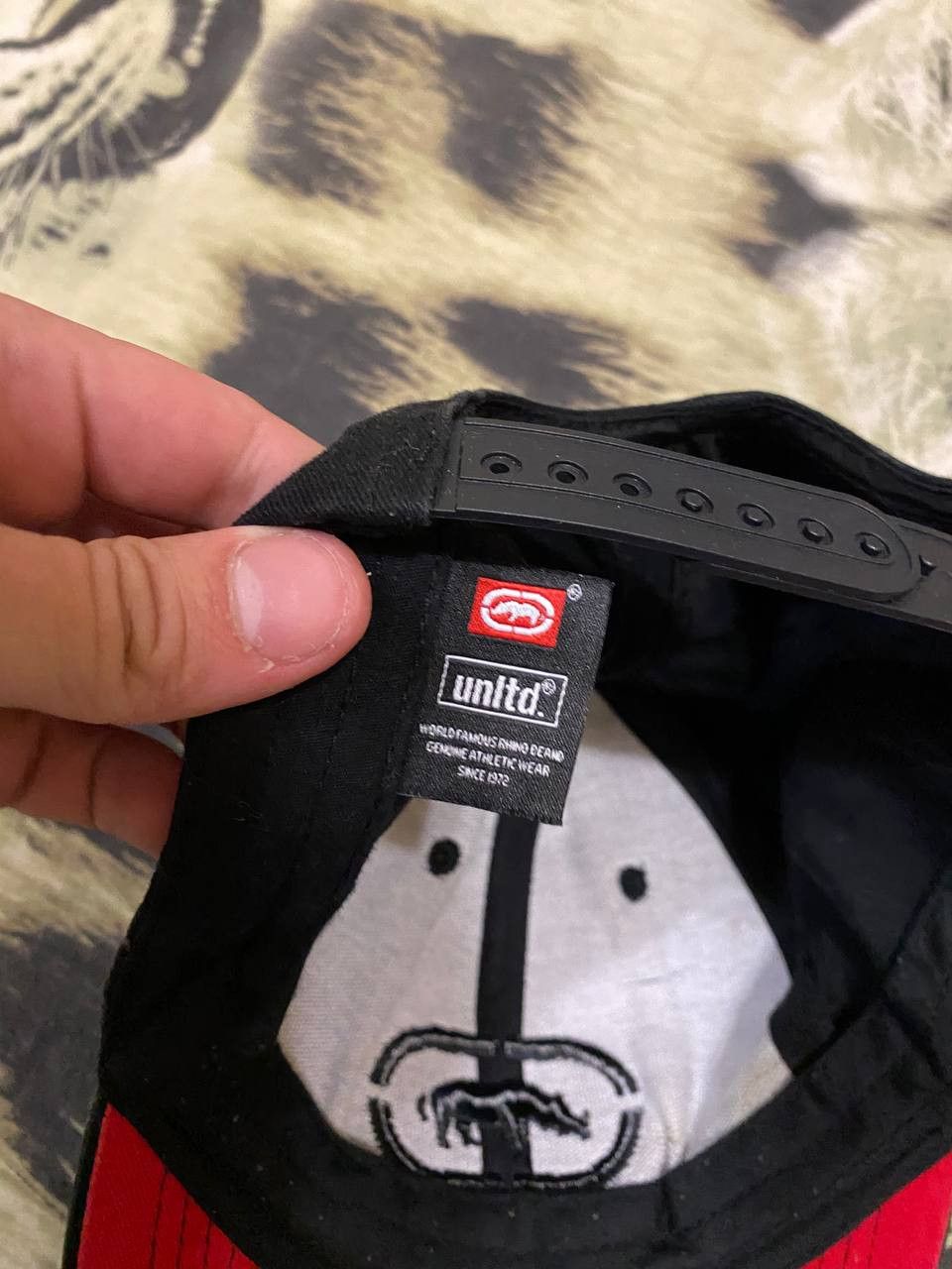 Ecko Unltd. × Vintage Ecko Unltd Hat Cap Black Embroidered Adult Size ONE SIZE - 4 Thumbnail
