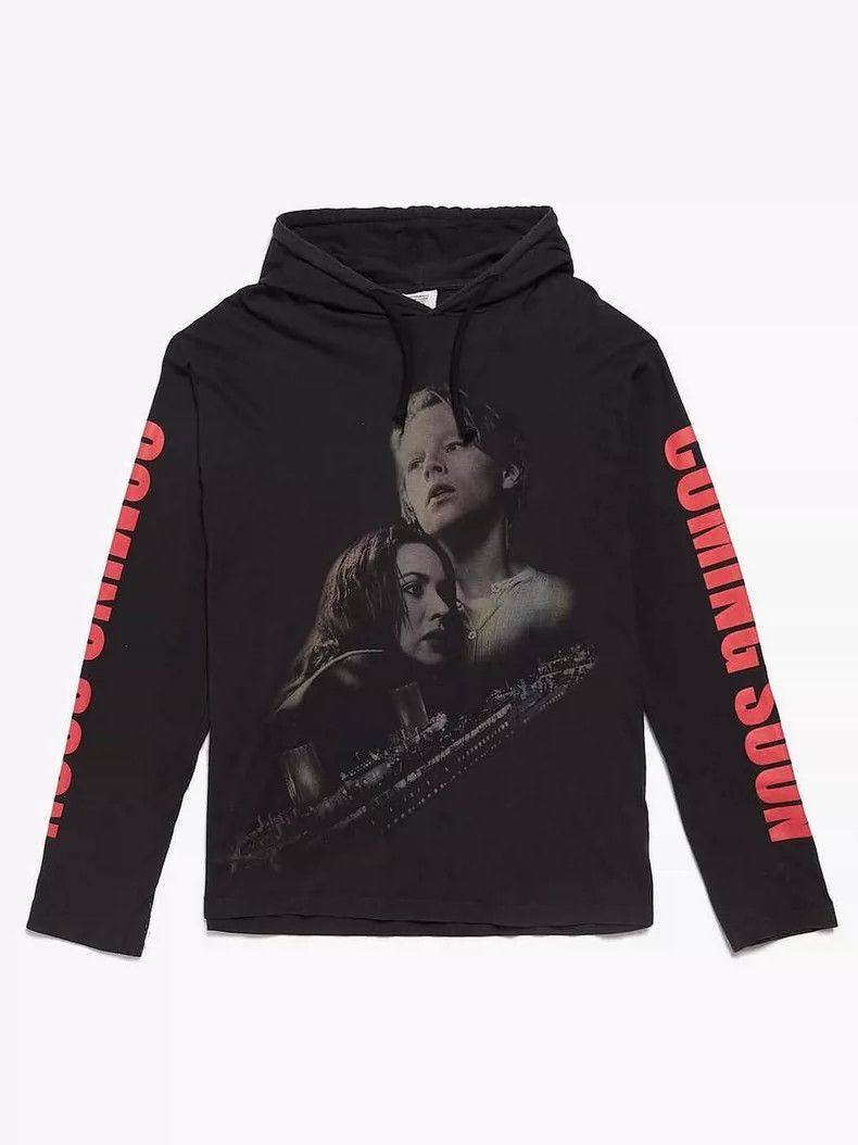 Vetements Vetements Balck Titanic printed thin cotton hoodie Size US M / EU 48-50 / 2 - 1 Thumbnail