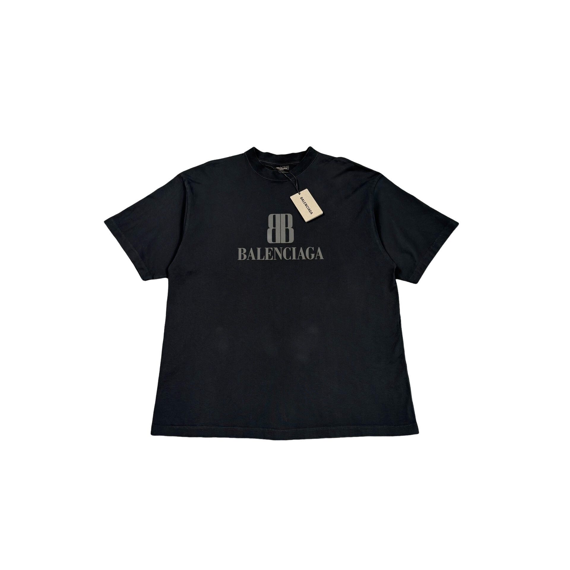 Balenciaga Balenciaga Double B Logo T-Shirt L Size US L / EU 52-54 / 3 - 1 Thumbnail