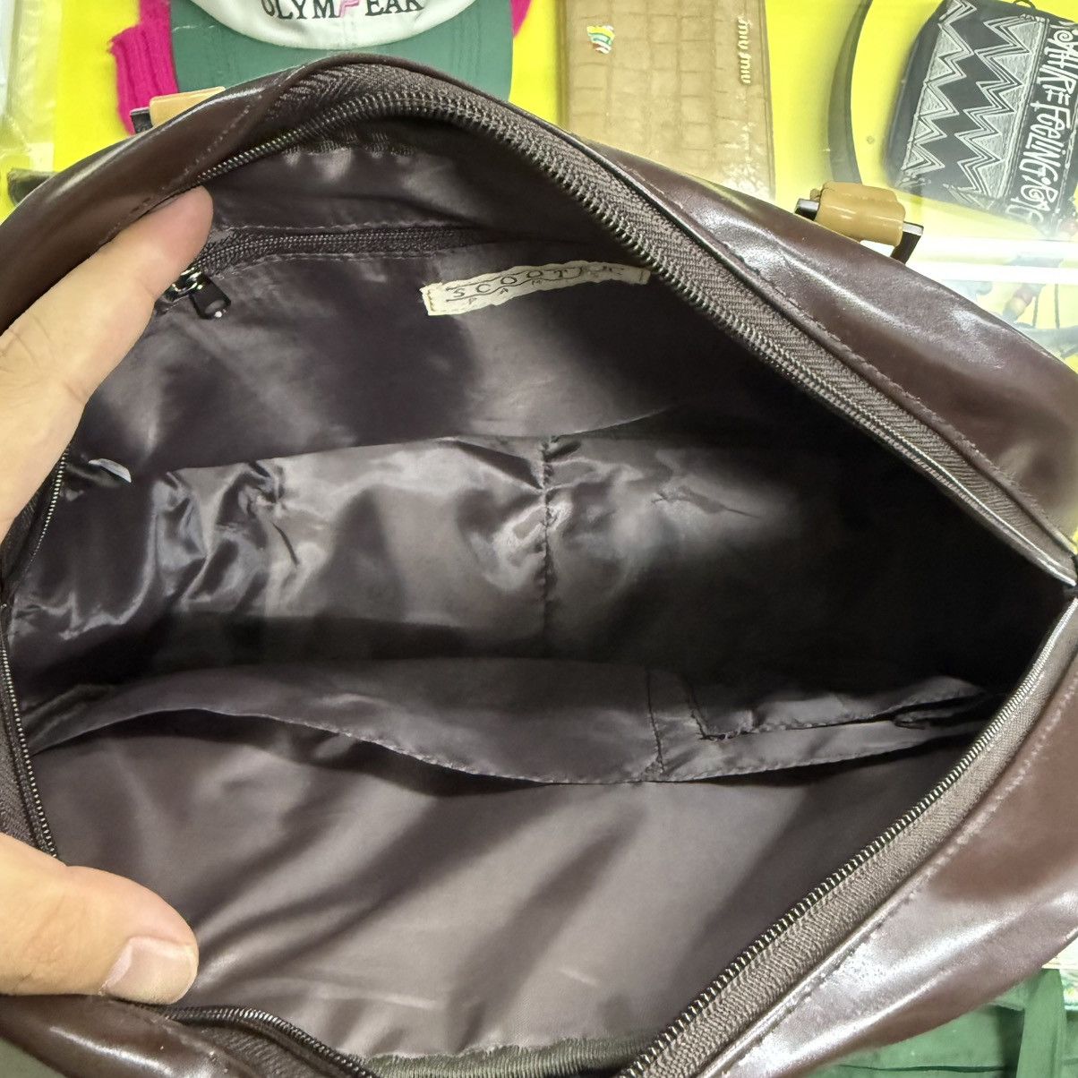 Leather Patent Leather Scooter Paris Hand Bag Size ONE SIZE - 5 Thumbnail