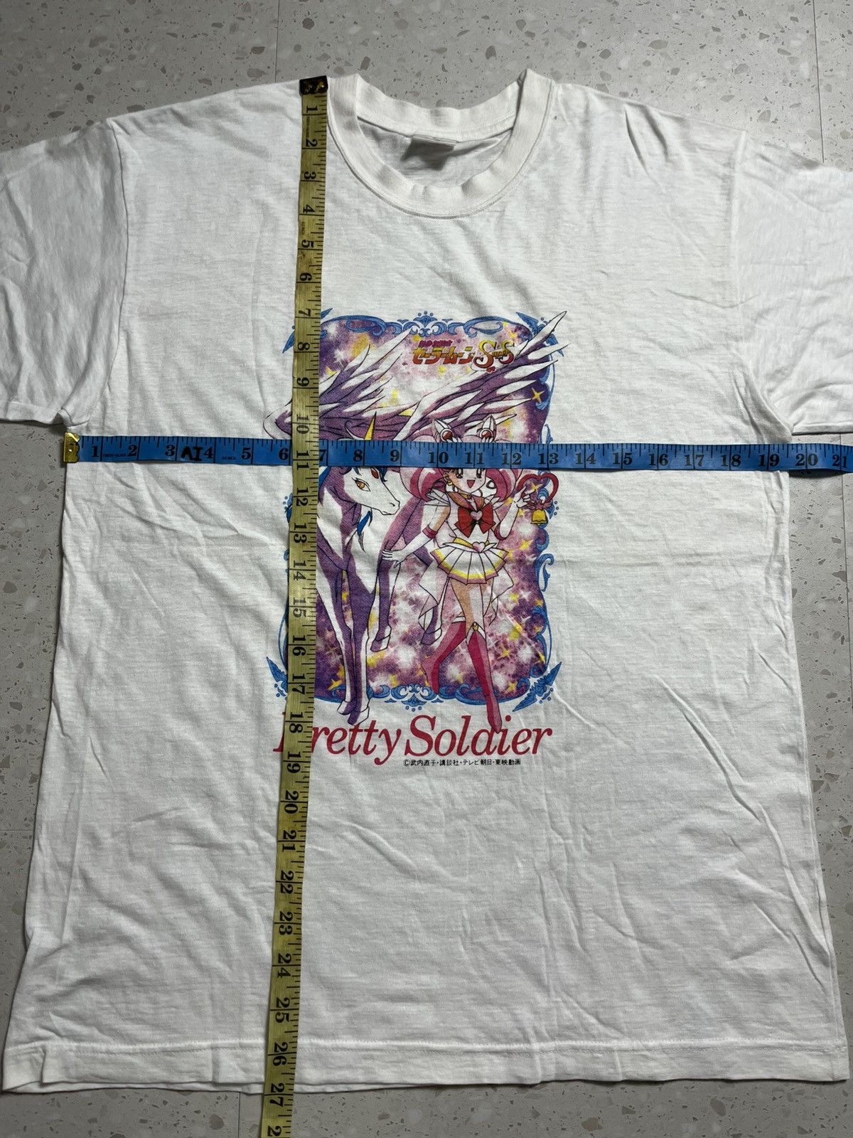 Anime Vtg 90s Sailor moon “pretty soldier” by banpresto promo tee Size US M / EU 48-50 / 2 - 9 Thumbnail