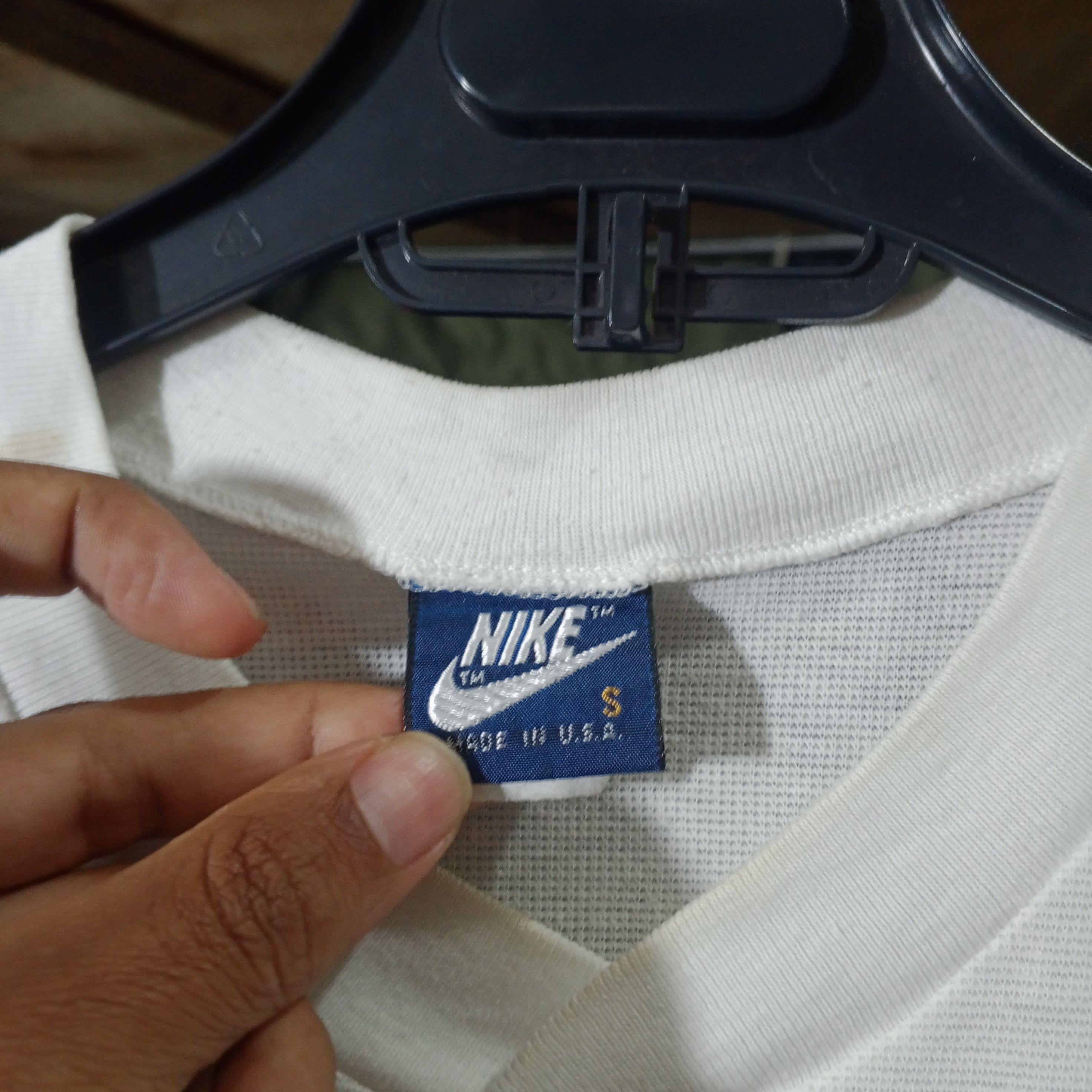 Nike Vintage Nike Blue Tag Nike Swoosh Size US S / EU 44-46 / 1 - 4 Thumbnail